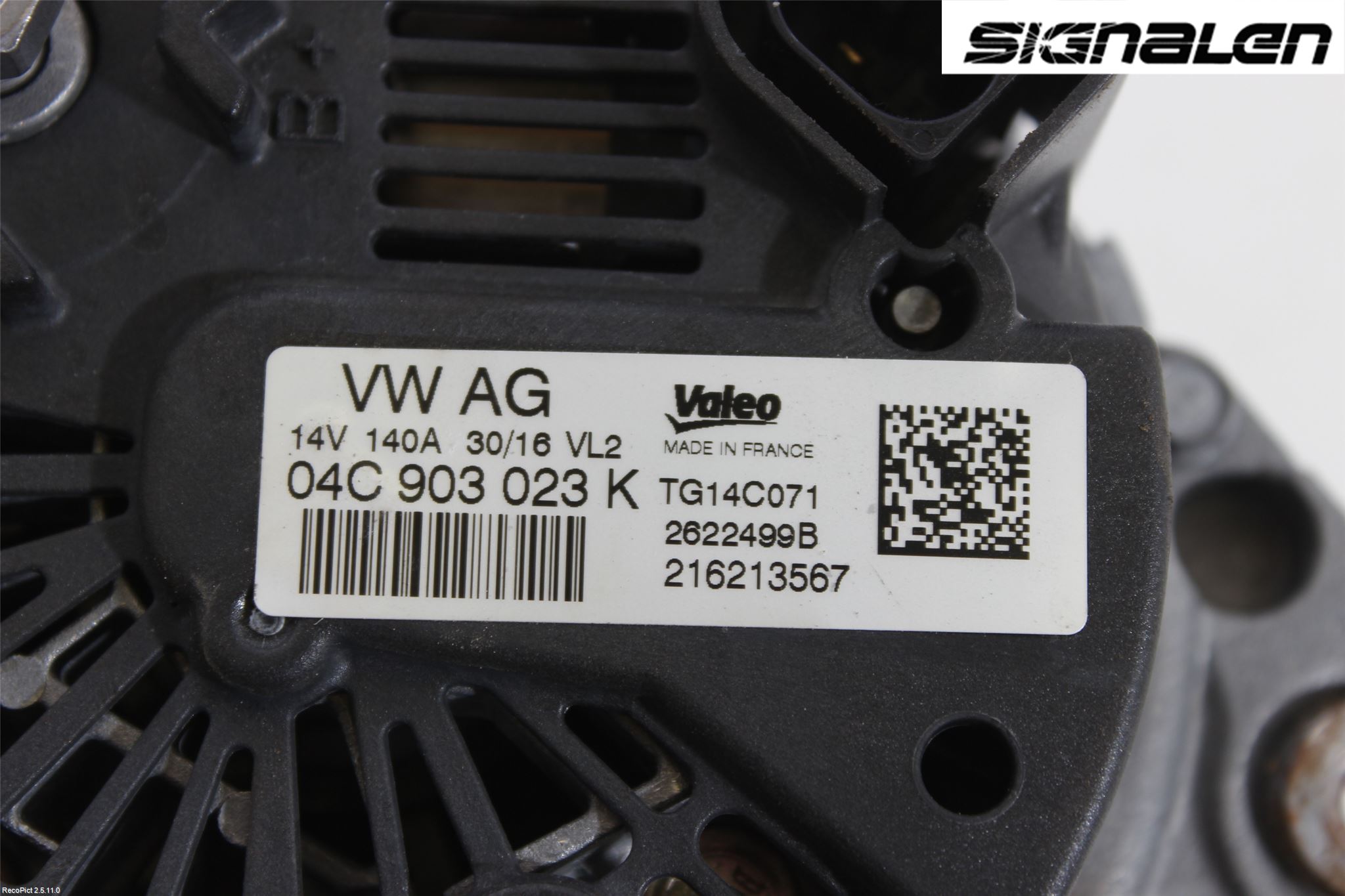 Volkswagen VW GOLF / E-GOLF VII 13-20 Dynamo