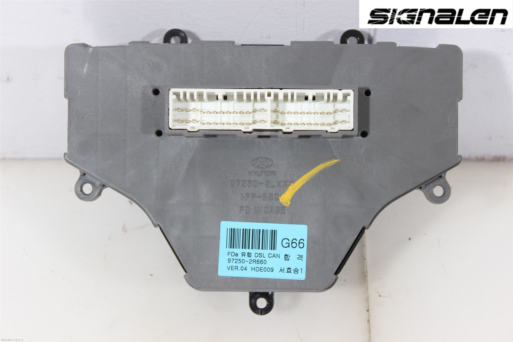 Hyundai i30 FD 07-12 Varme Ac Betjening-Display