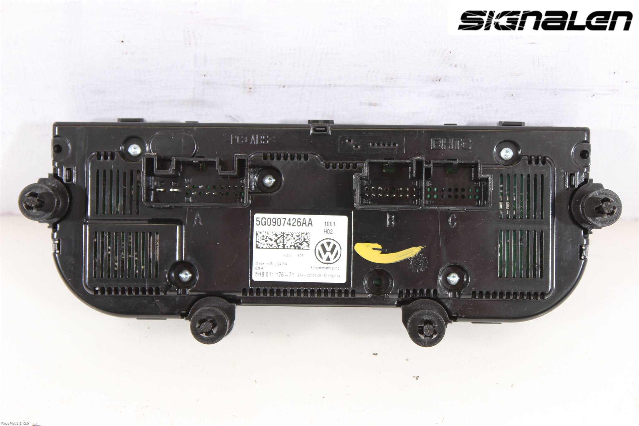Volkswagen VW GOLF / E-GOLF VII 13-20 Varme Ac Betjening-Display