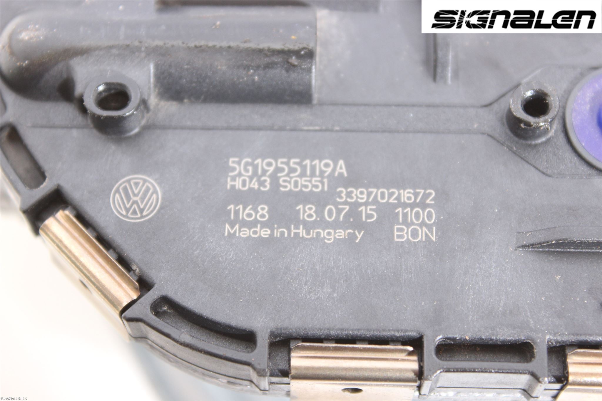 Volkswagen VW GOLF / E-GOLF VII 13-20 Viskermotor Frontrute
