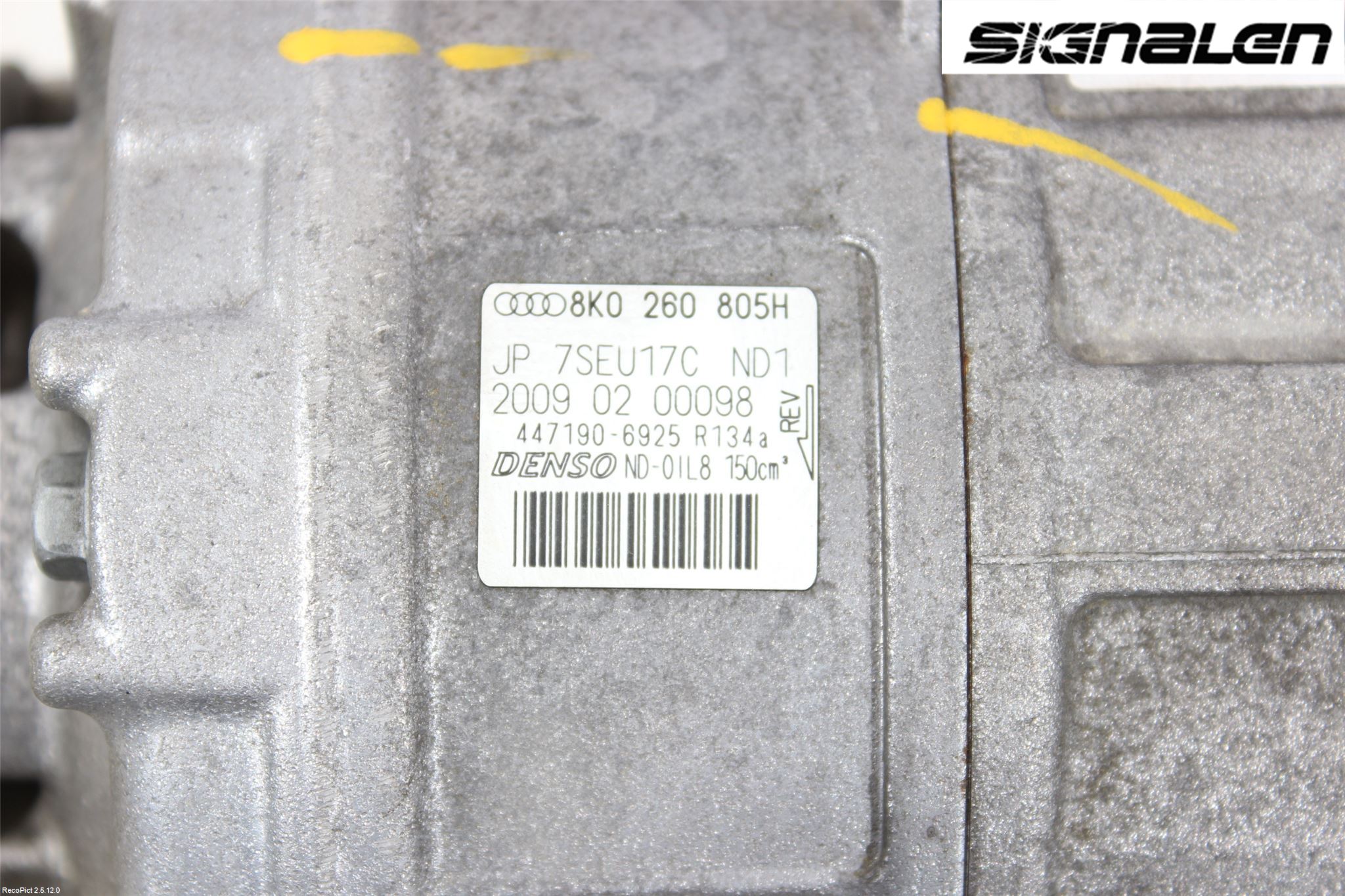 Audi A5 07-16 Varme Ac Kompressor
