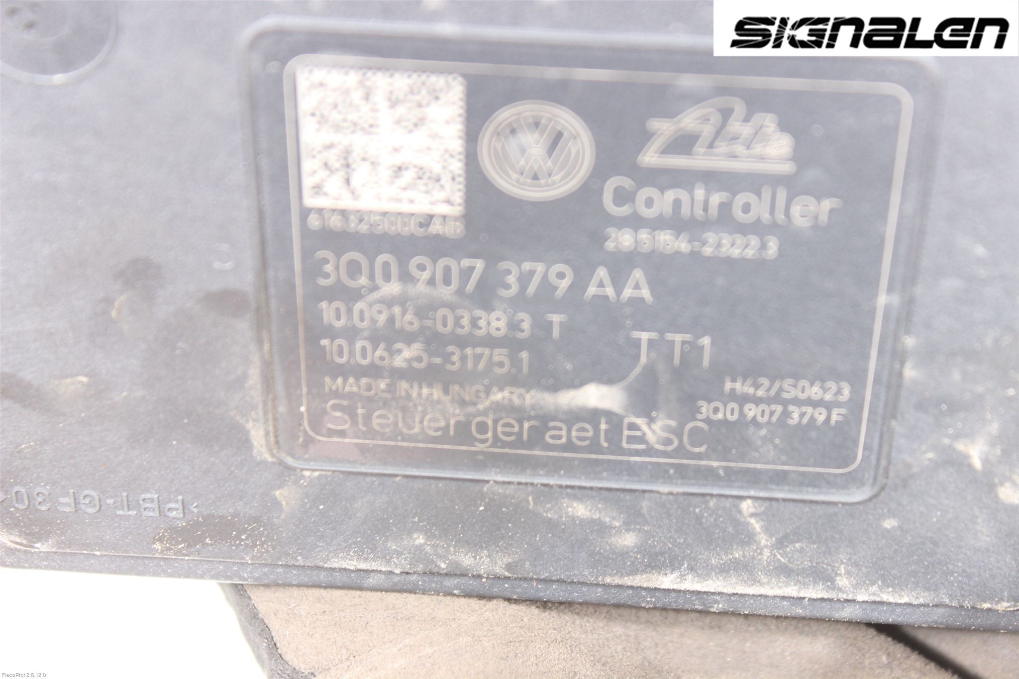 Volkswagen VW GOLF / E-GOLF VII 13-20 Abs Hydraulikkaggregat