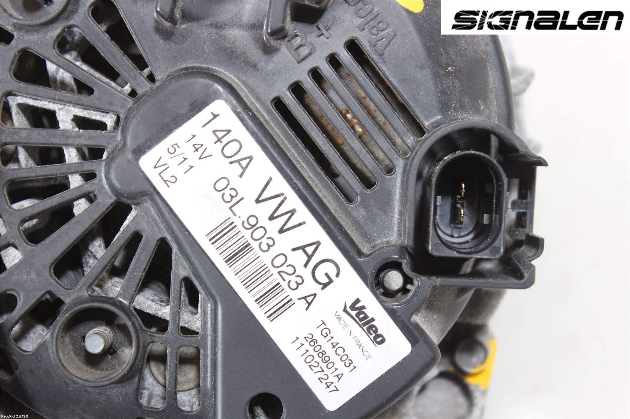 Volkswagen VW GOLF VI 09-13 Dynamo
