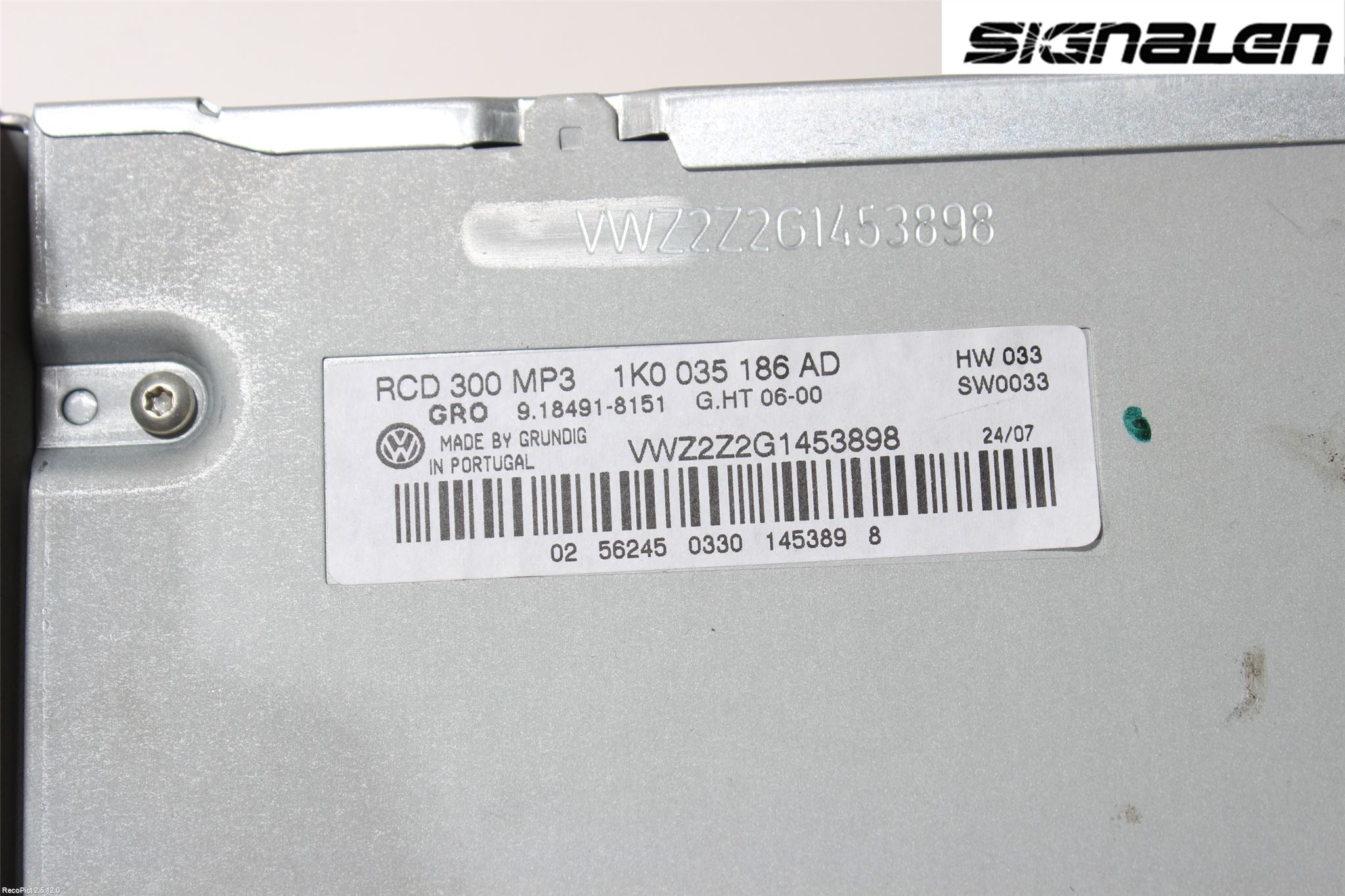 Volkswagen VW PASSAT 05-11 Stereo Radio