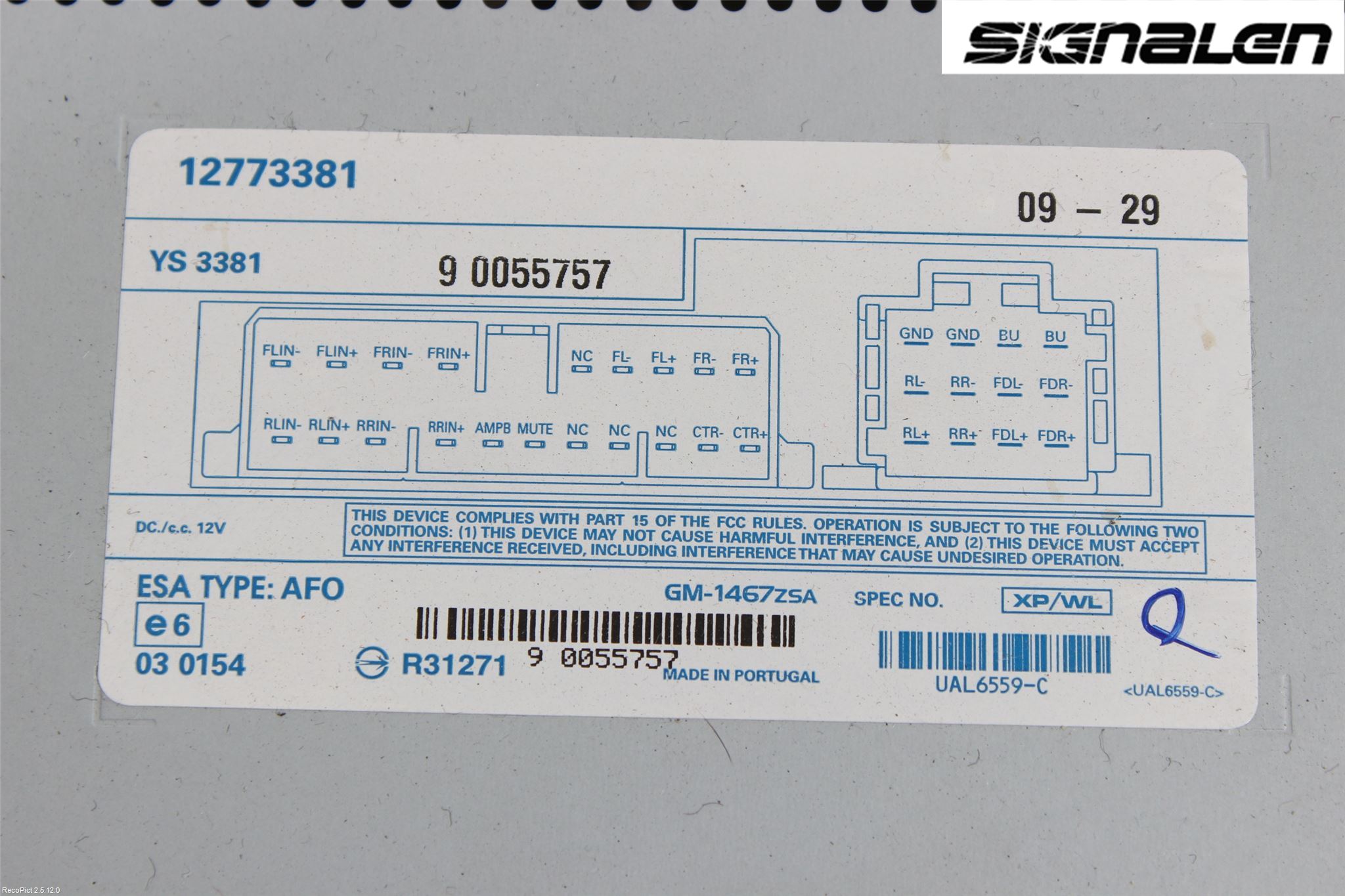 Saab 9-3 VER2/VER3 08-15 Stereo Forsterker