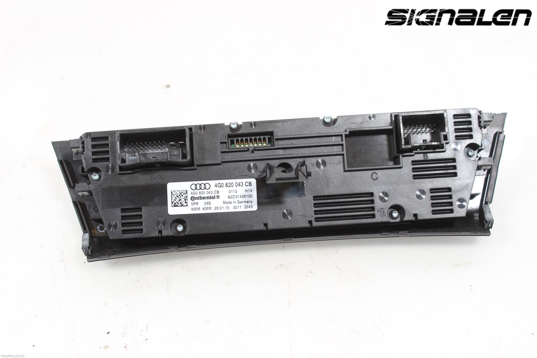 Audi A6/S6 4G 11-18 Varme Ac Betjening-Display