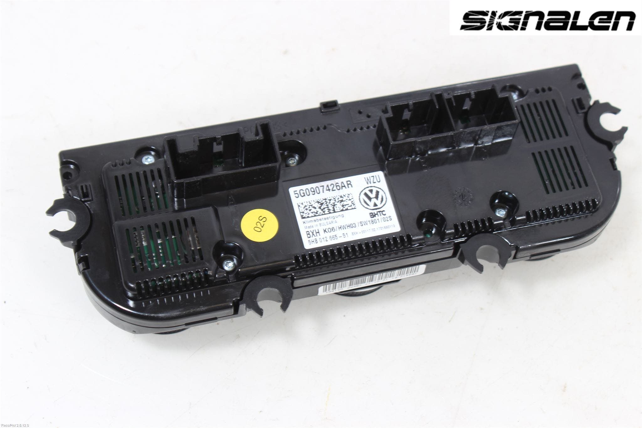 Volkswagen VW GOLF / E-GOLF VII 13-20 Varme Ac Betjening-Display