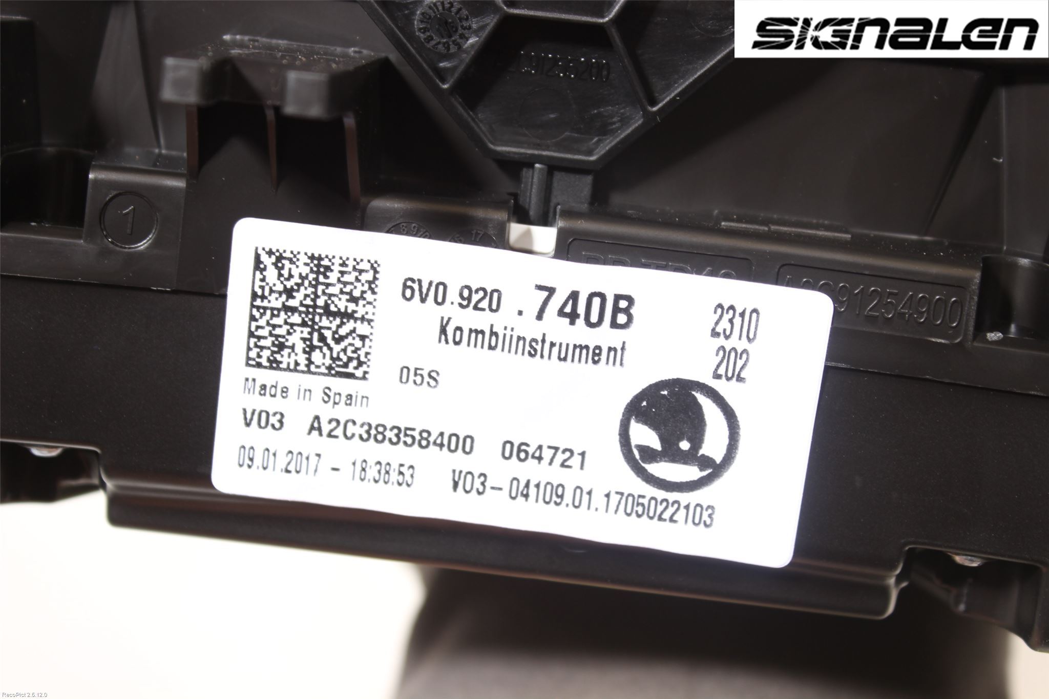 Skoda FABIA 15-21 Instr Kombinert