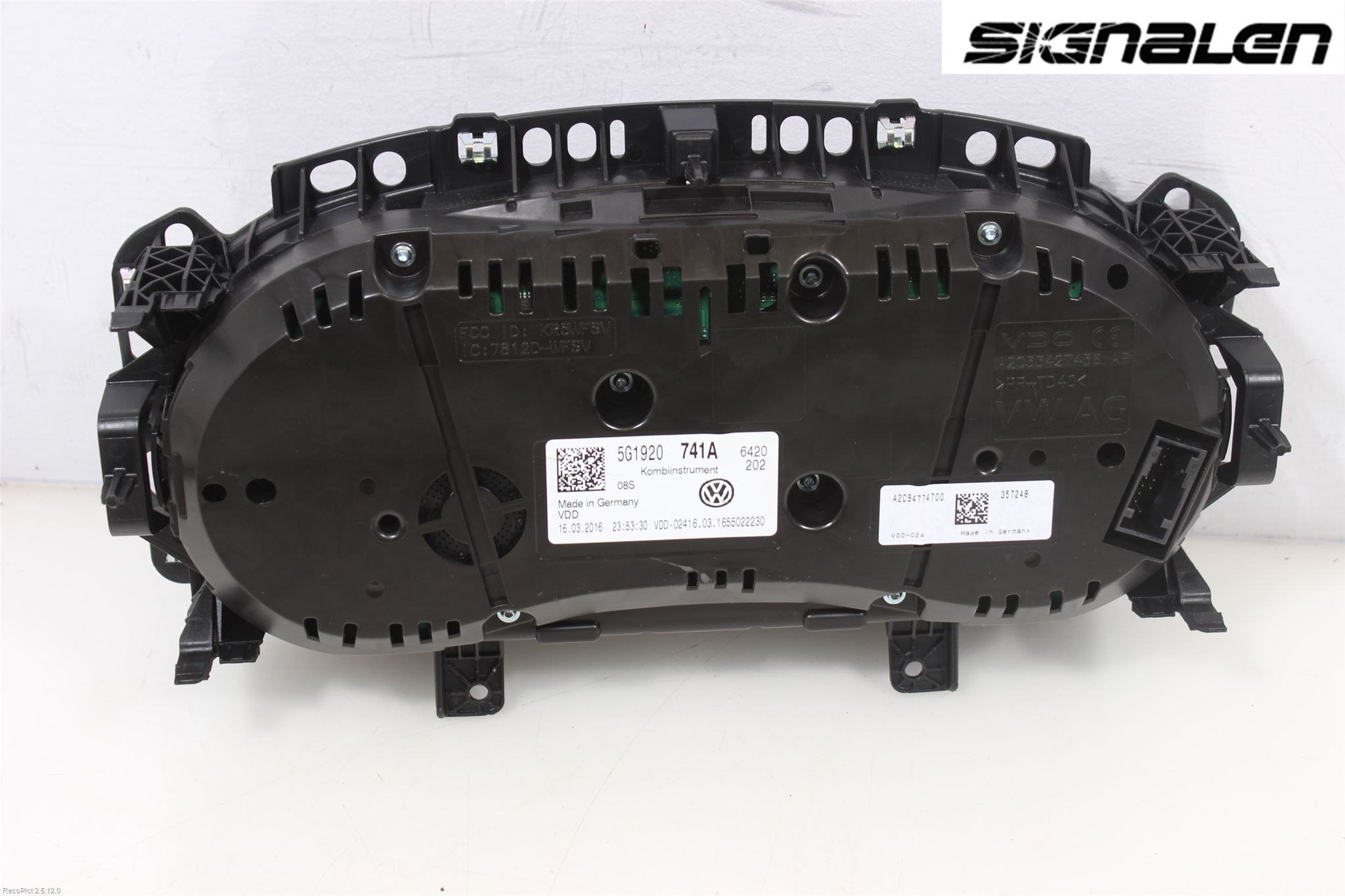 Volkswagen VW GOLF / E-GOLF VII 13-20 Instr Kombinert