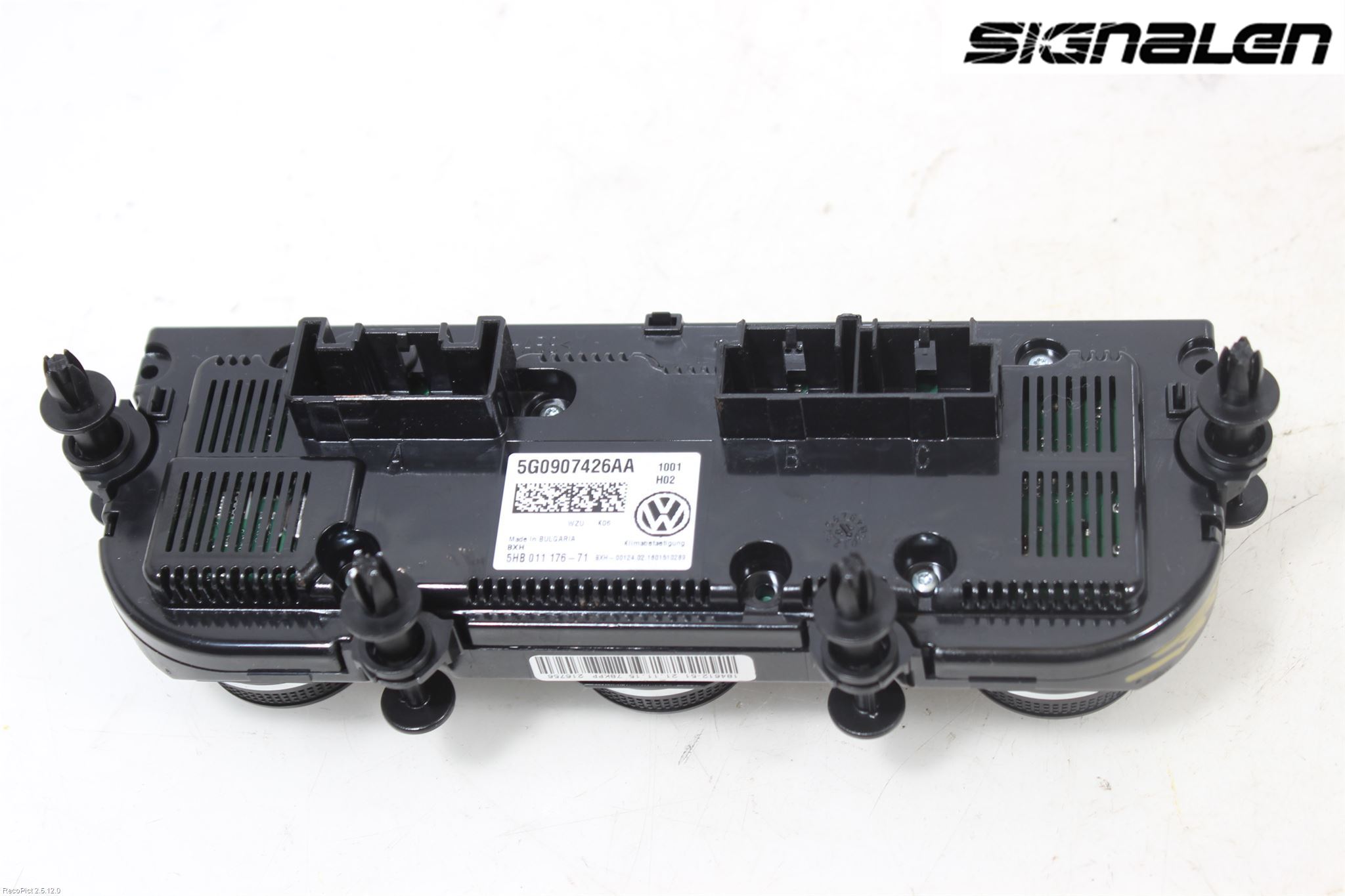 Volkswagen VW GOLF / E-GOLF VII 13-20 Varme Ac Betjening-Display