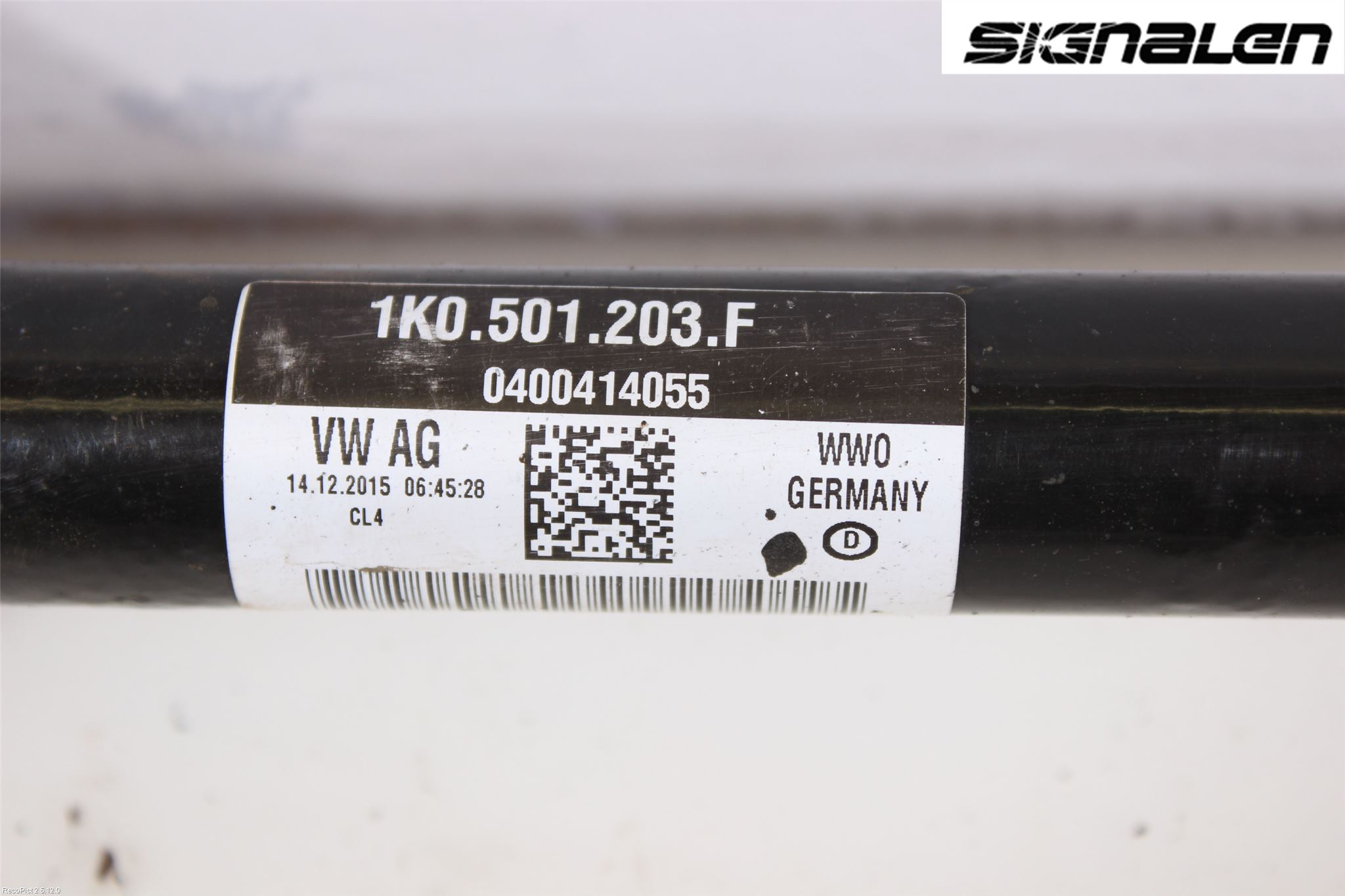 Volkswagen VW TIGUAN 07-16 Drivaksel Bak Kompl Venstre