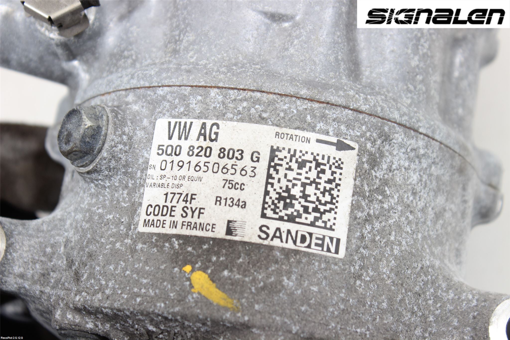 Audi A1/S1 11-18 Varme Ac Kompressor