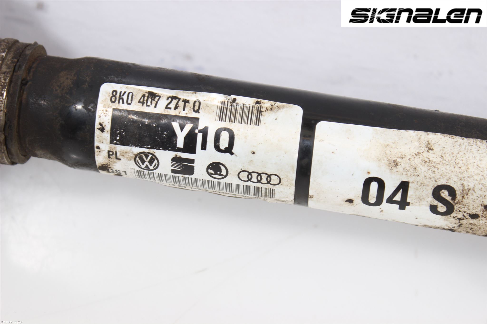 Audi A4/S4 08-11 Drivaksel Foran Kompl Høyre