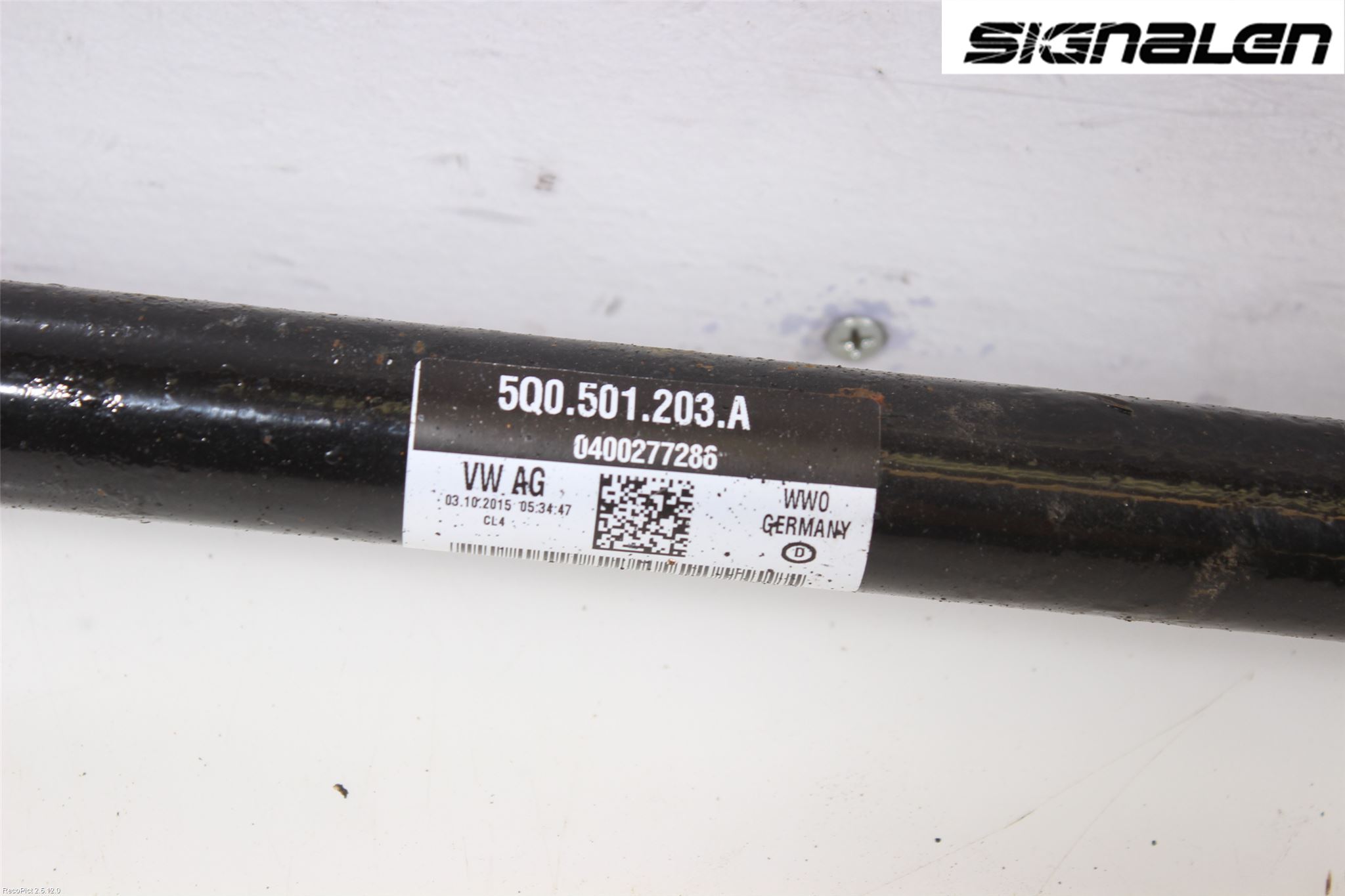 Volkswagen VW GOLF / E-GOLF VII 13-20 Drivaksel Bak Kompl Venstre