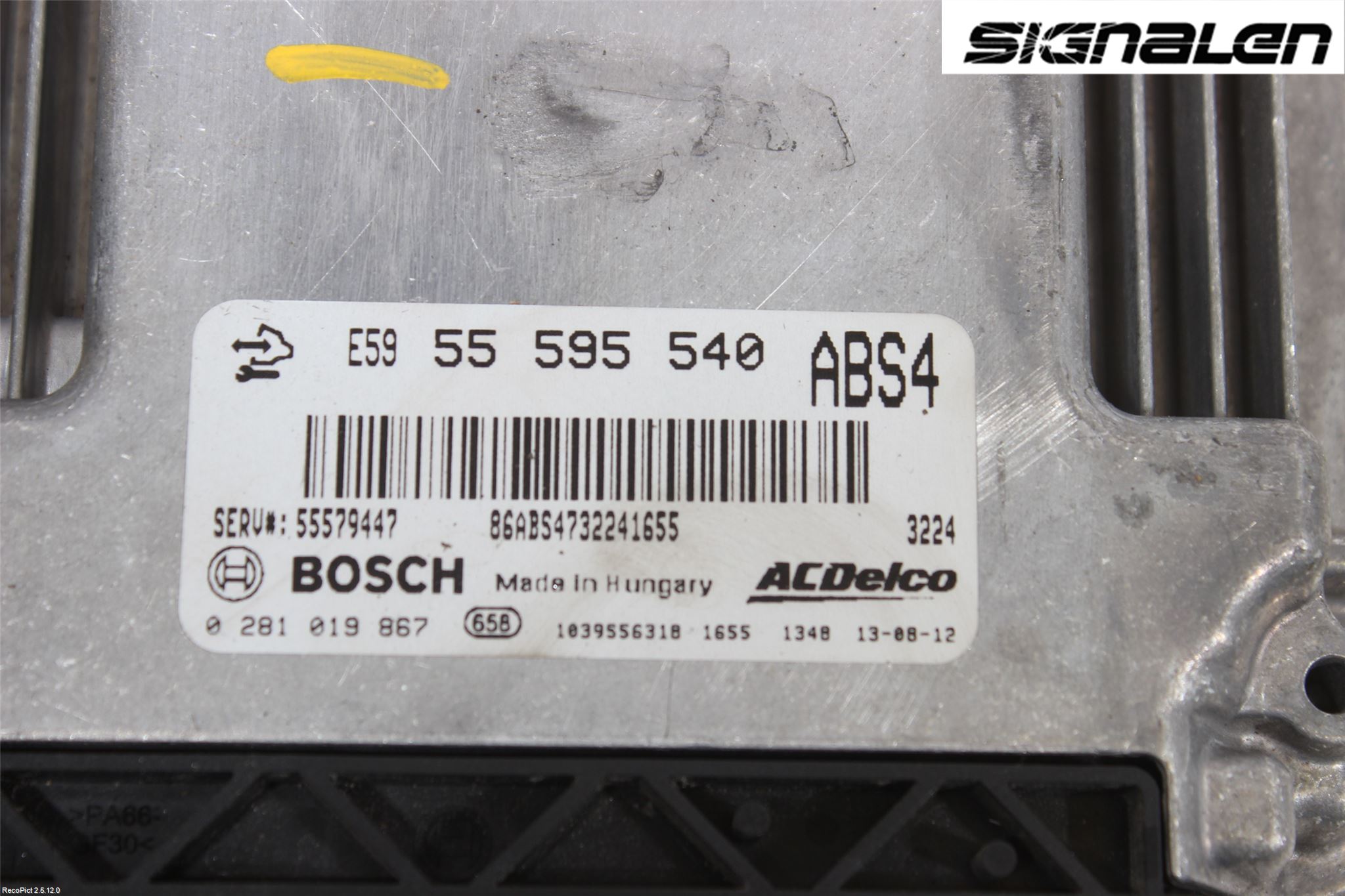 Opel INSIGNIA 09-16 Styreenhet Innsprøytning