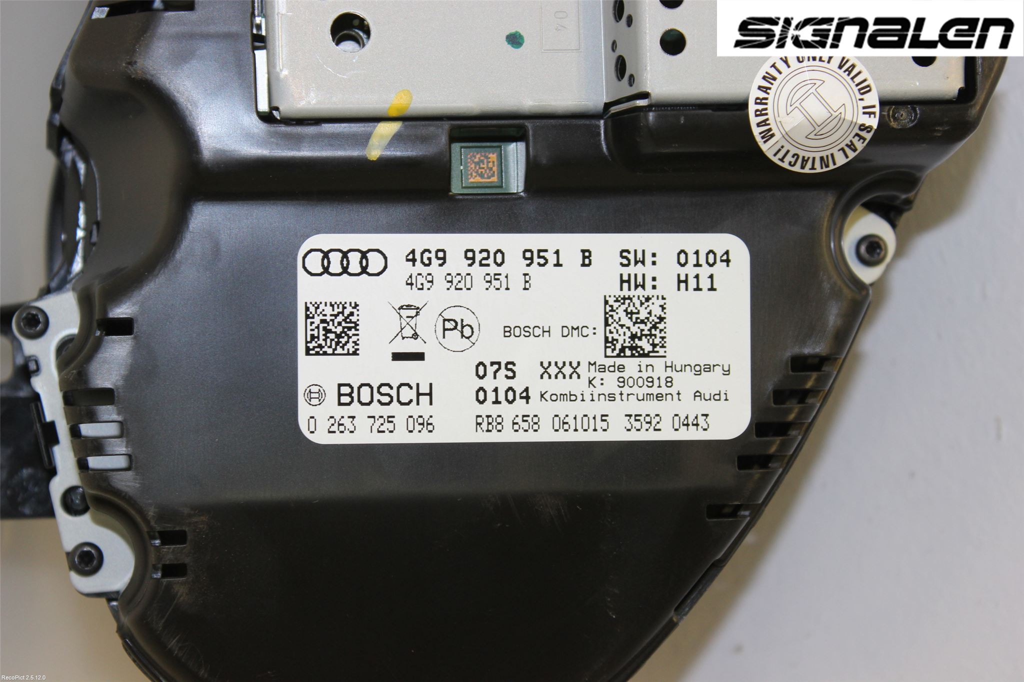 Audi A6 ALLROAD 12-18 Instr Kombinert