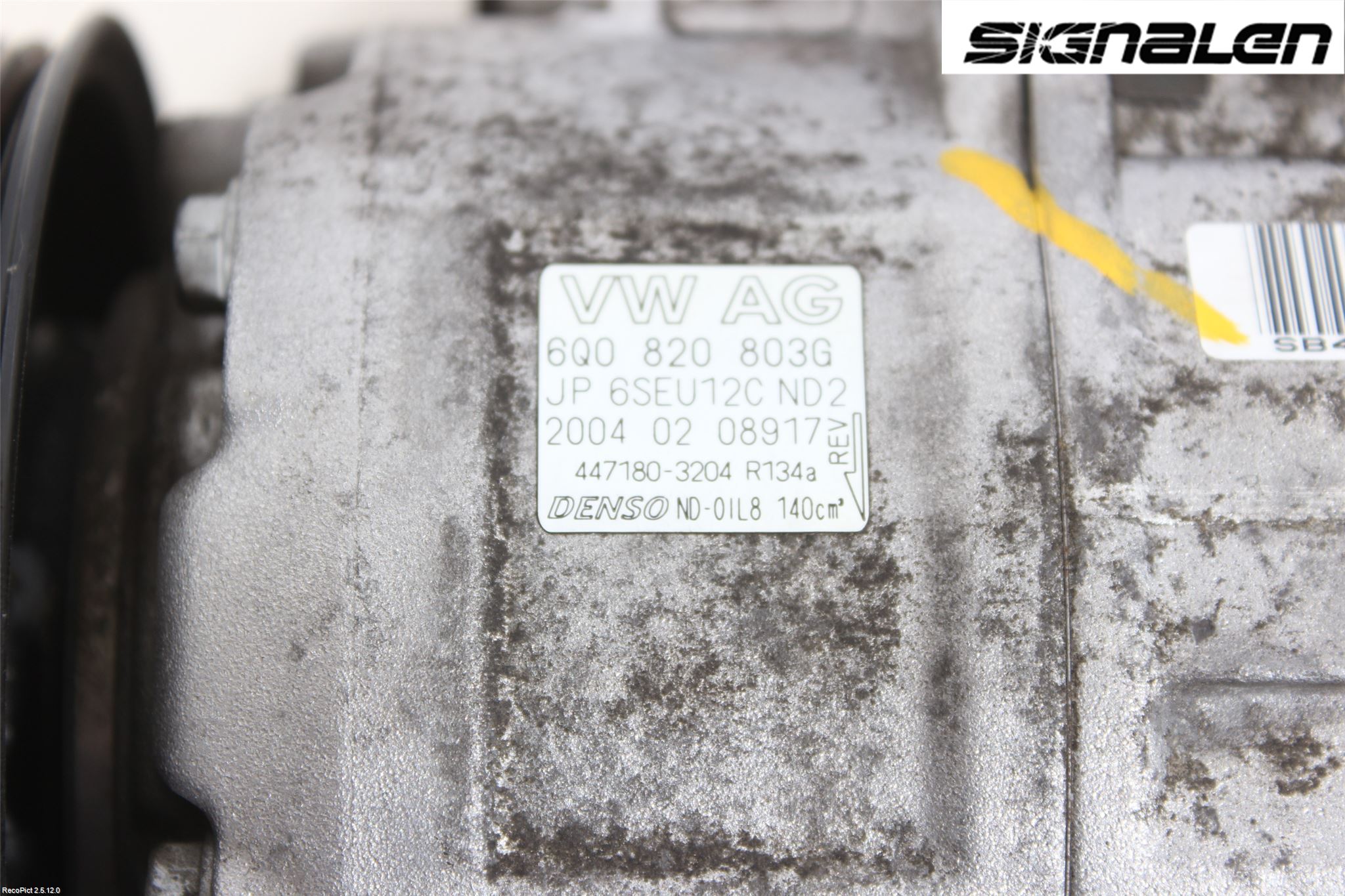 Skoda FABIA 99-07 Varme Ac Kompressor