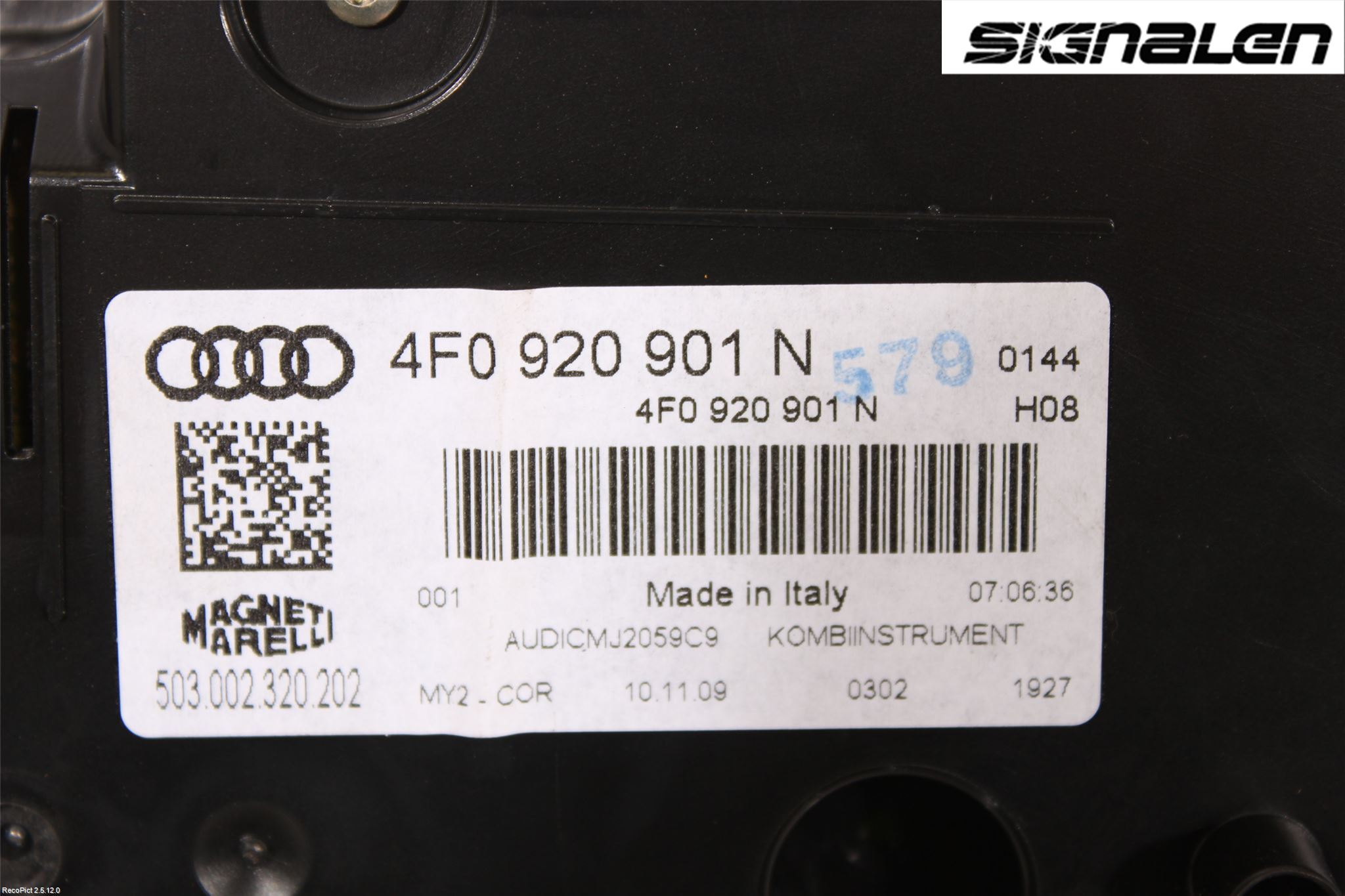 Audi A6/S6     05-11 Instr Kombinert