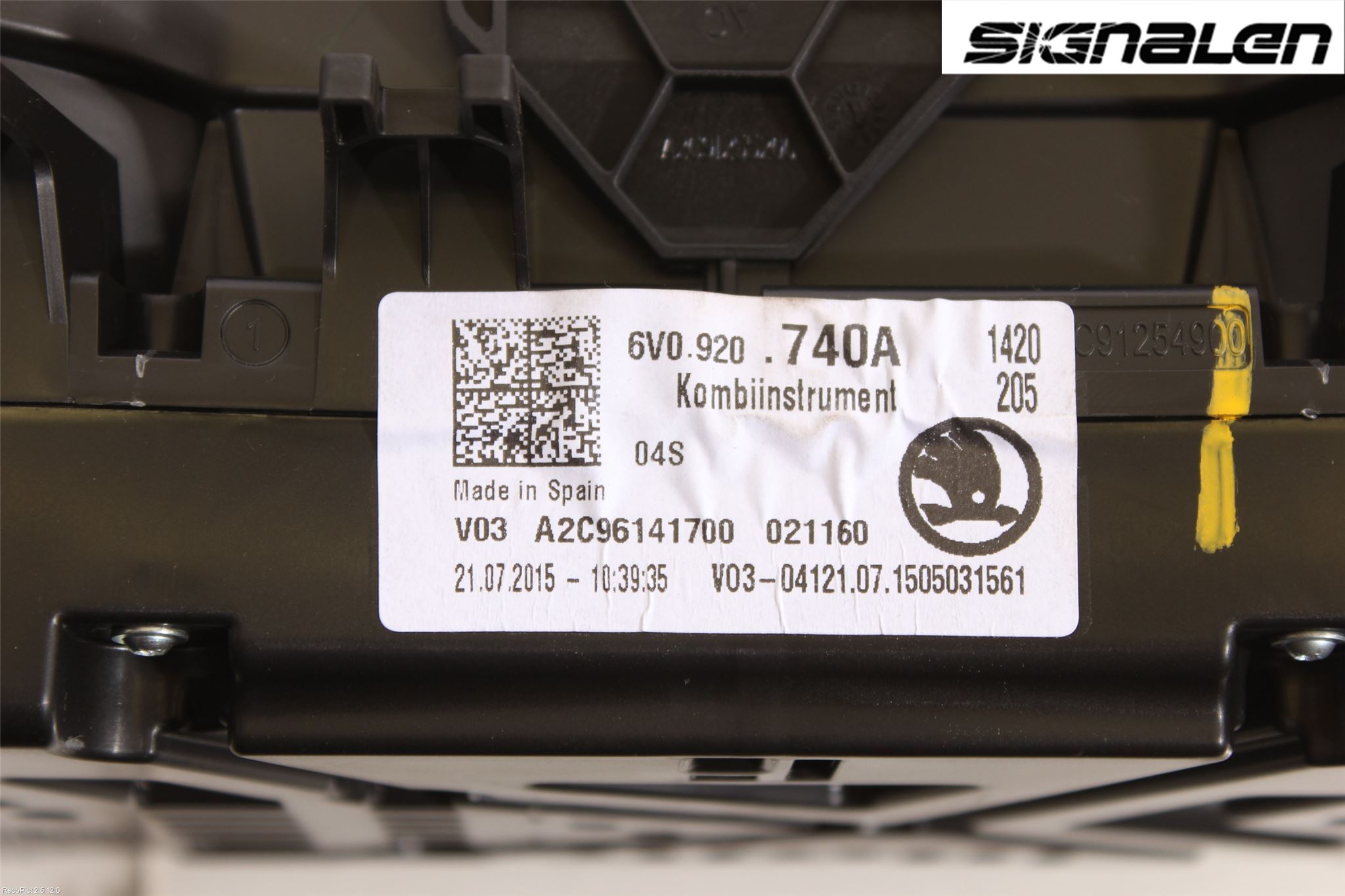 Skoda FABIA 07-14 Instr Kombinert