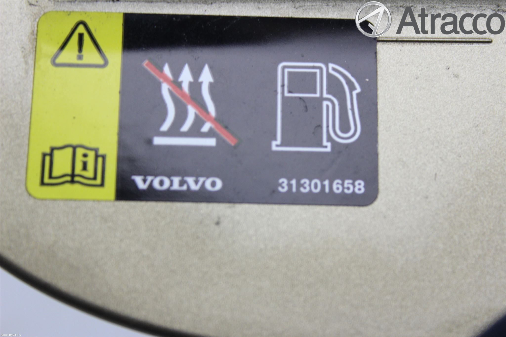 Volvo S60 11-13 Drivstoff Tankluke