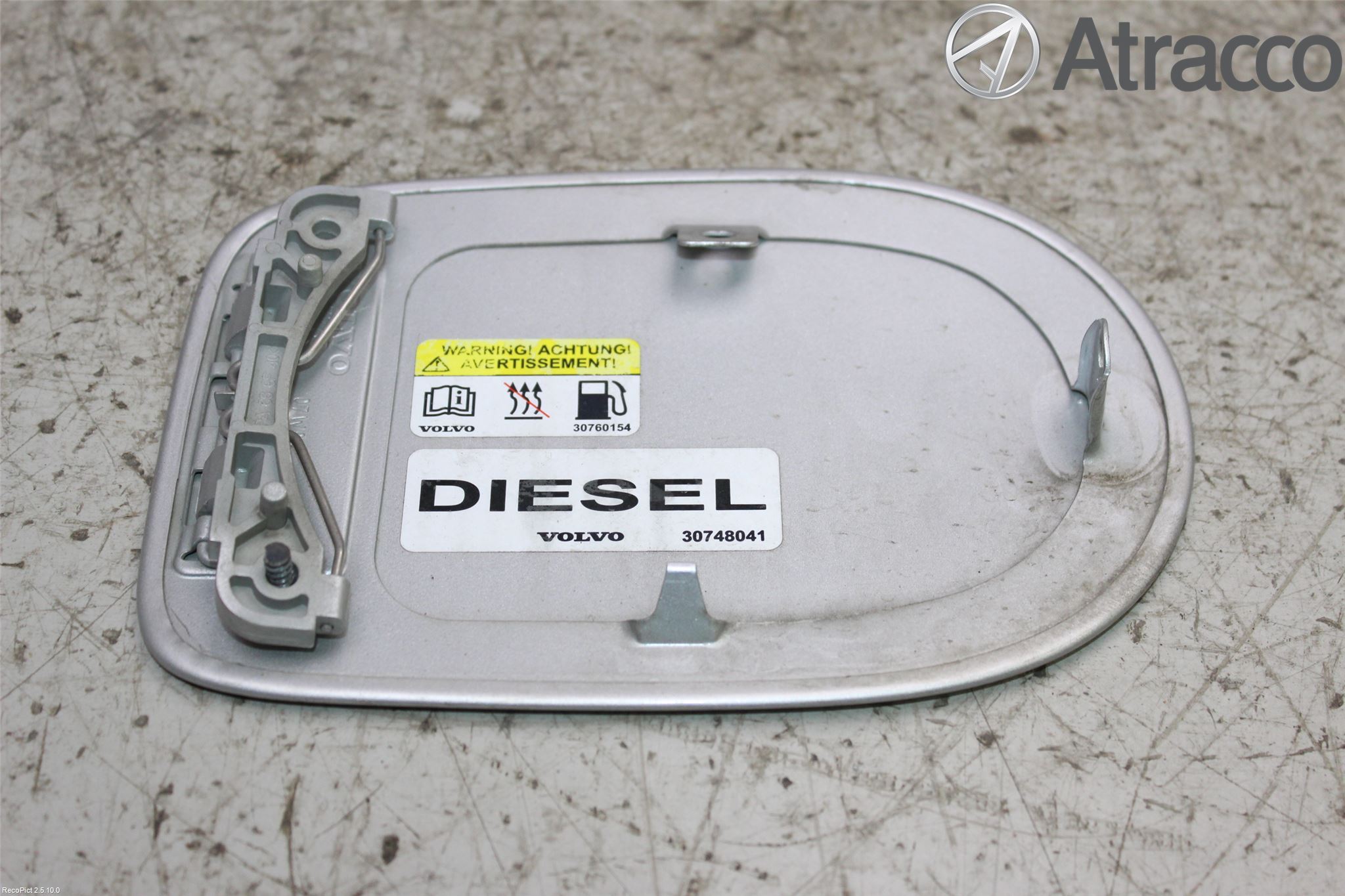 Volvo C30 07-10 Drivstoff Tankluke