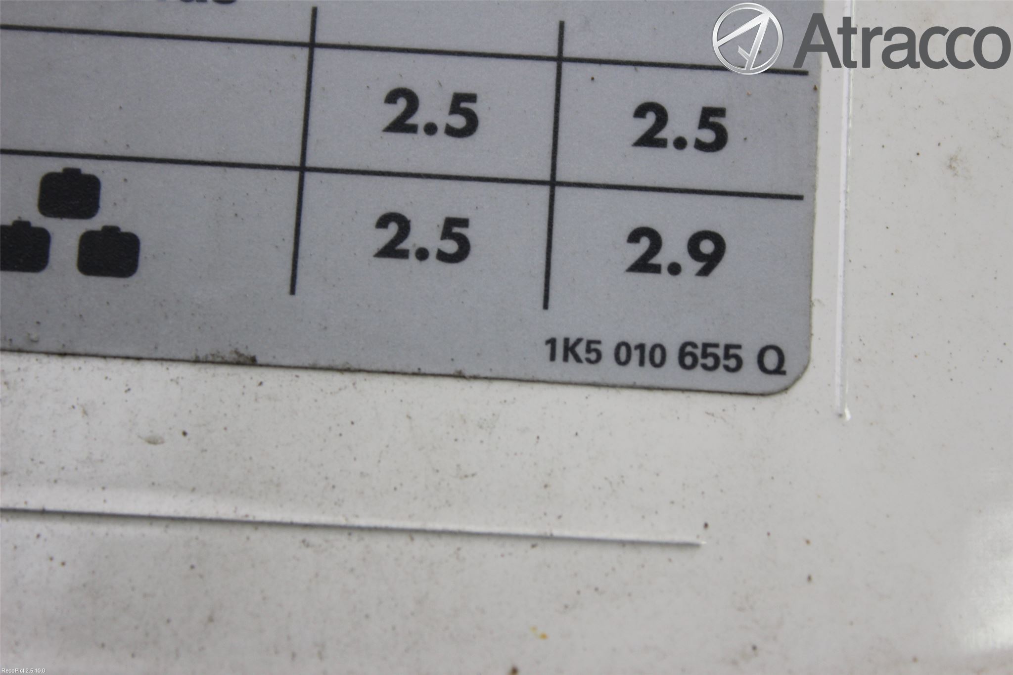 Volkswagen VW GOLF VI 09-13 Drivstoff Tankluke