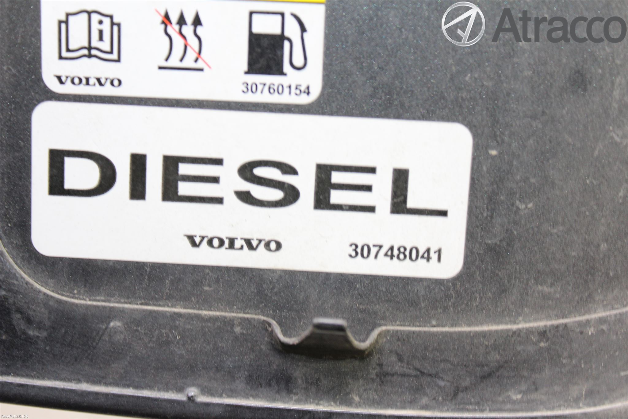 Volvo C30 07-10 Drivstoff Tankluke