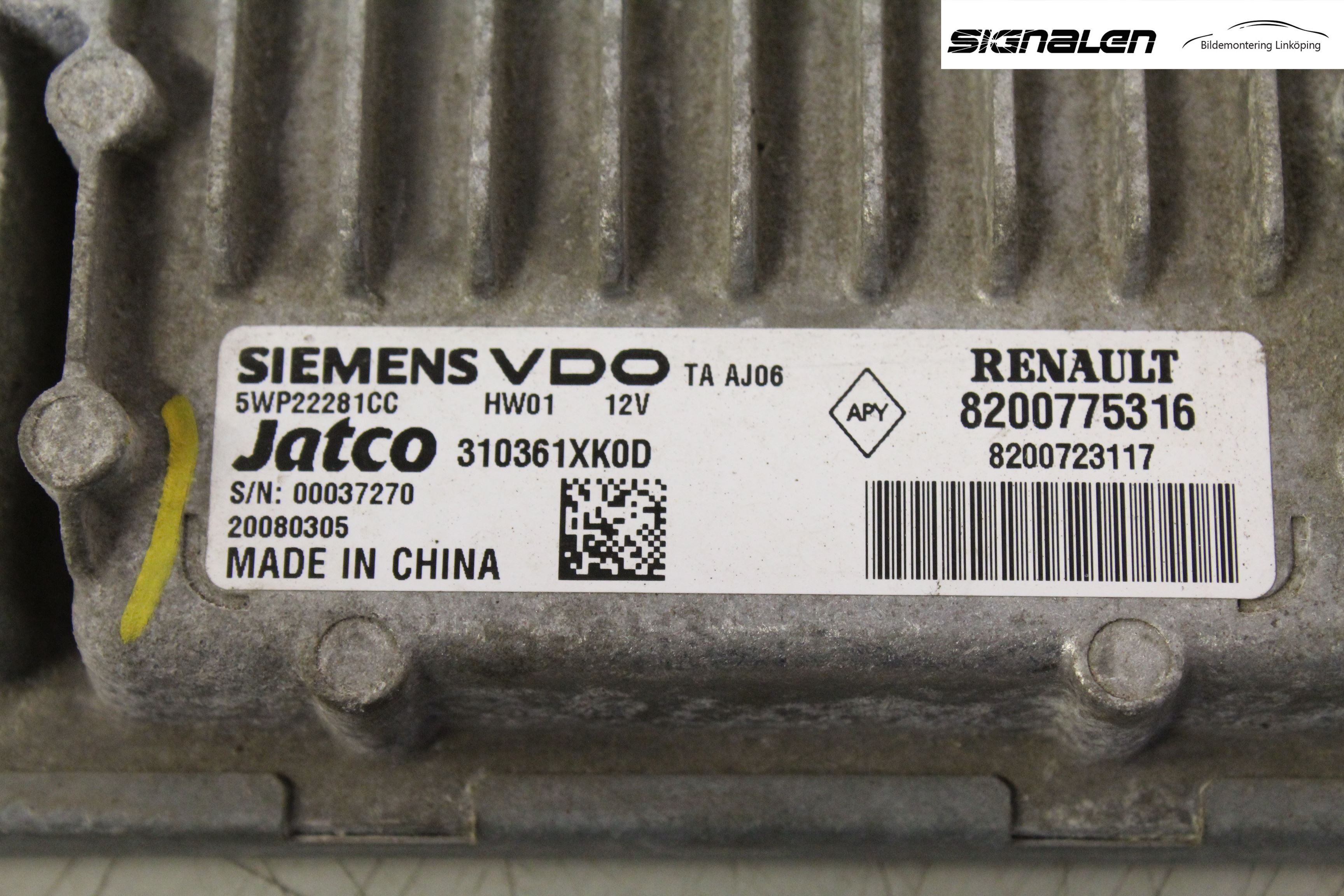 Renault LAGUNA III 08-10 Styreenhet Gearkasse