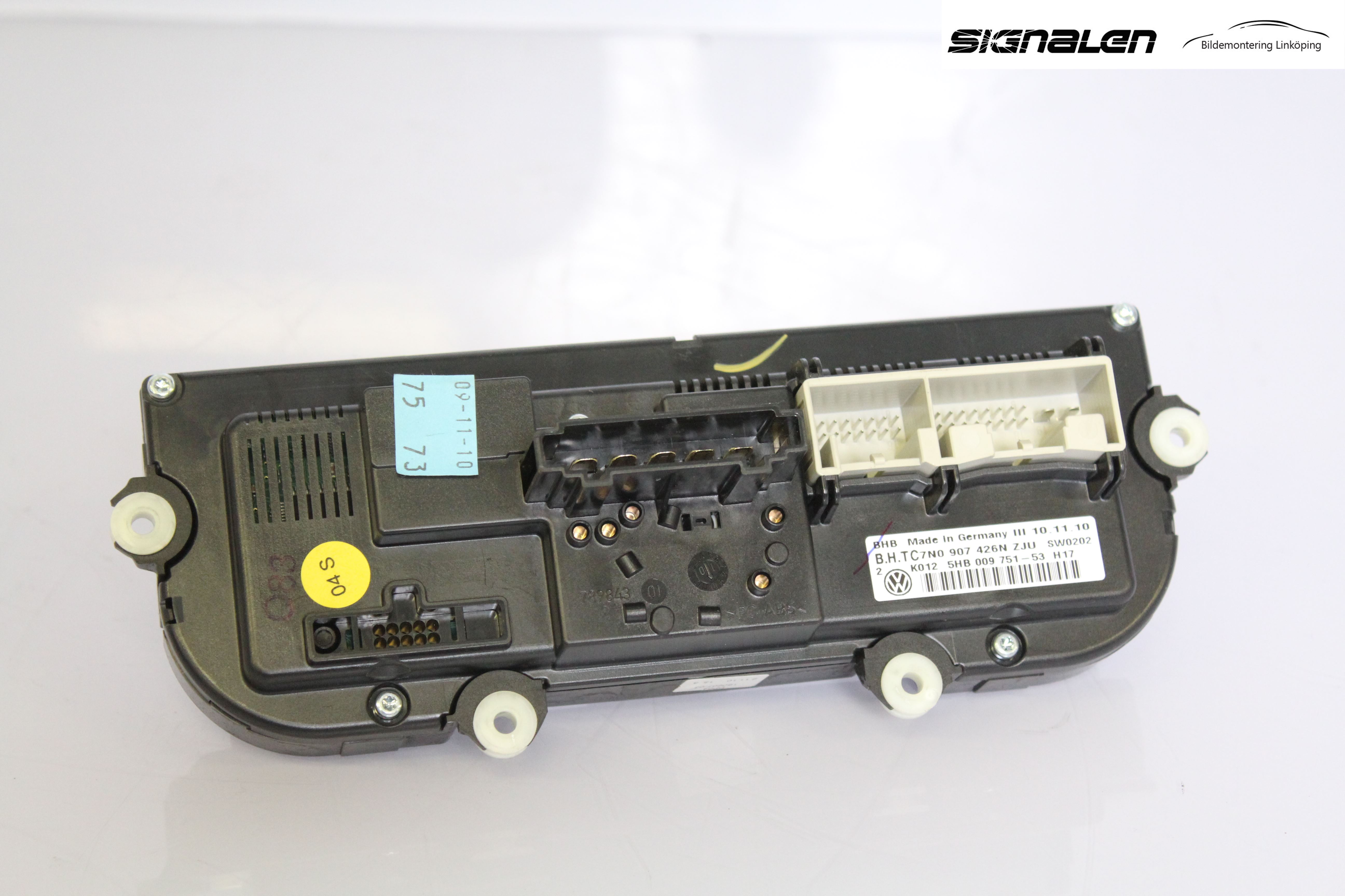 Volkswagen VW CADDY 11-15 Varme Ac Betjening-Display