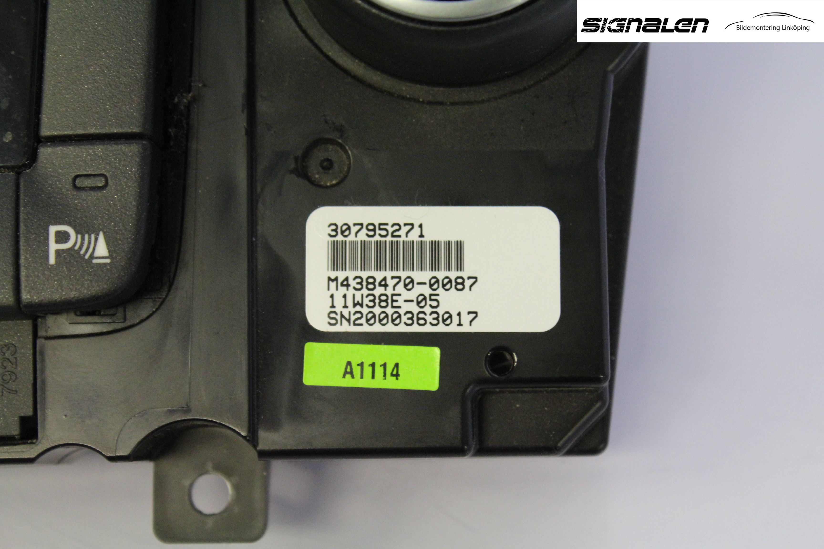 Volvo V70 08-13 Varme Ac Betjening-Display