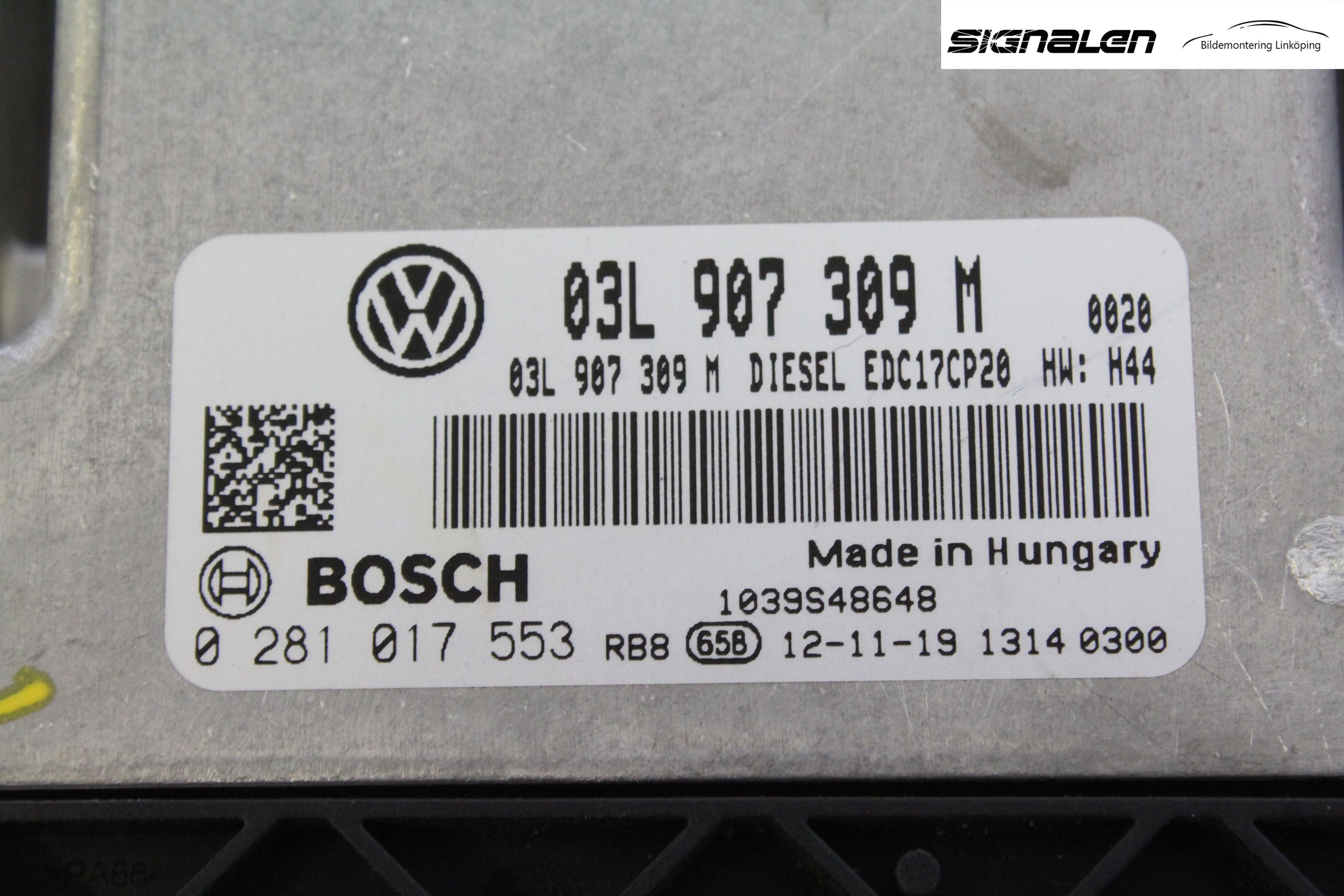 Volkswagen VW TRANSP/CARAVELLE (T5) 04-15 Styreenhet Innsprøytning