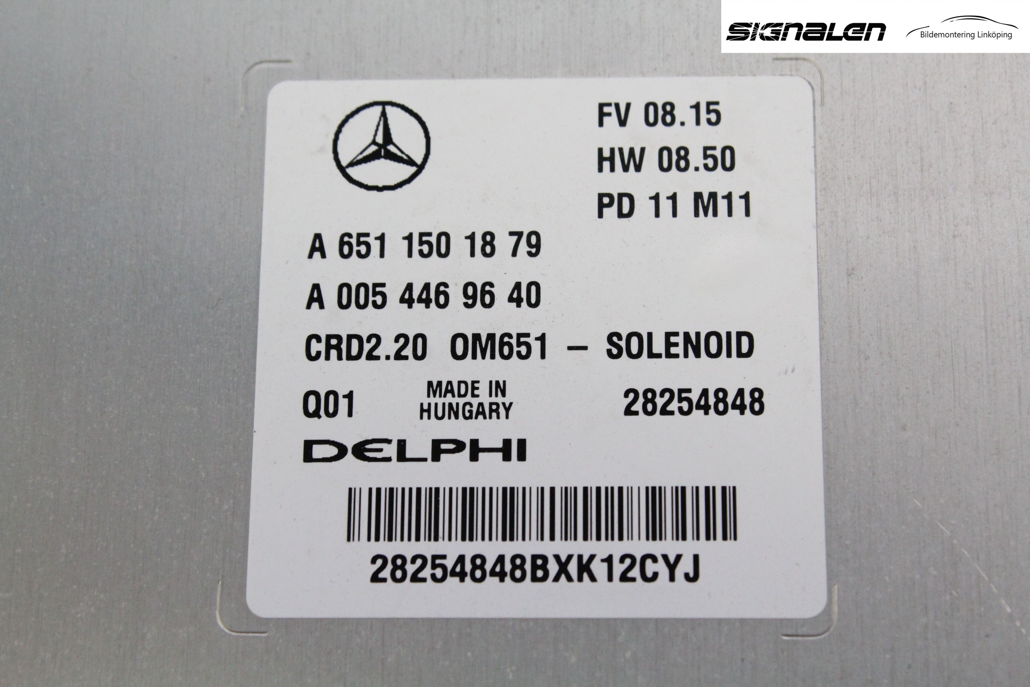 Mercedes-Benz MB VITO/VIANO (W639) 04-14 Styreenhet Innsprøytning