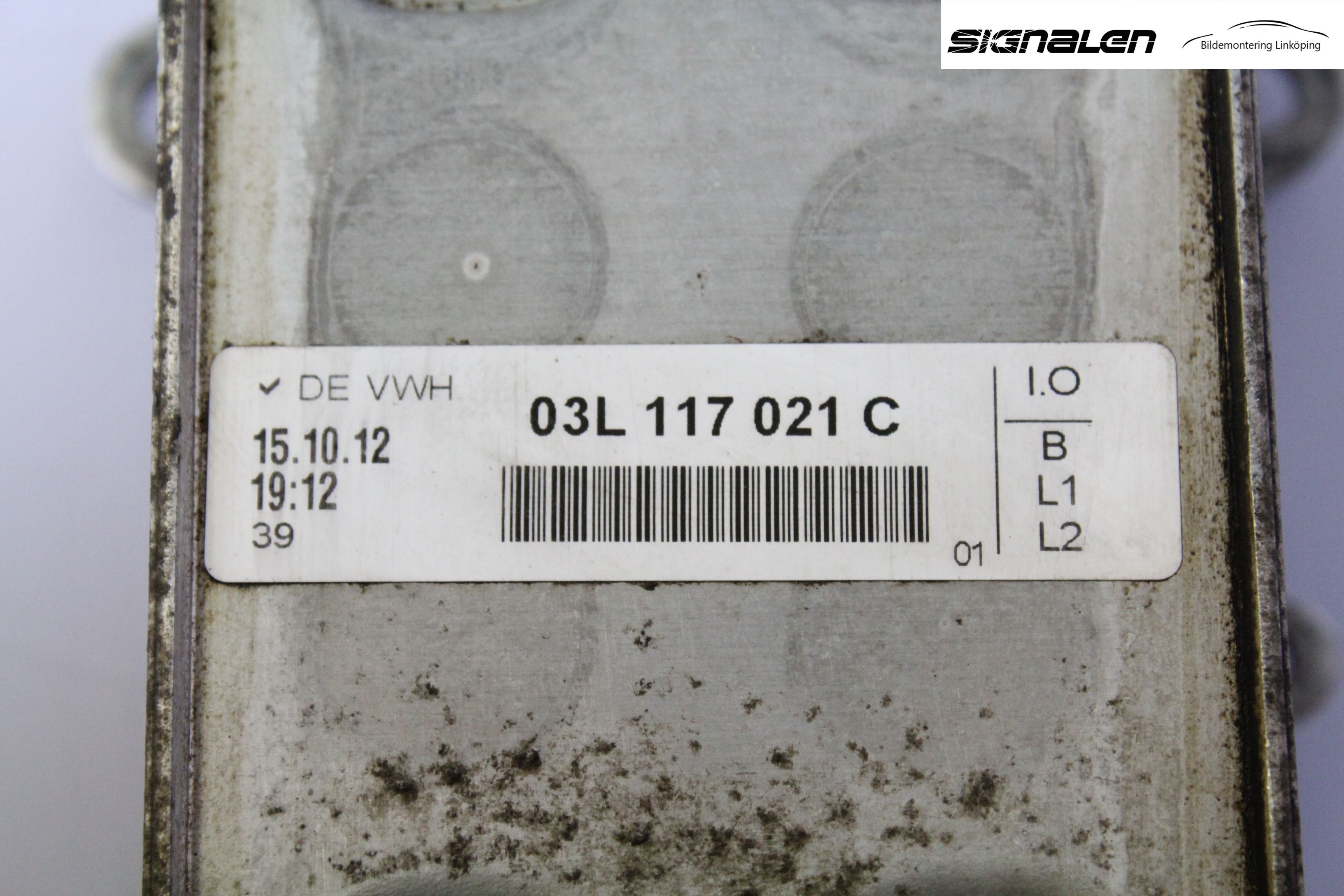 Volkswagen VW TRANSP/CARAVELLE (T5) 04-15 Radiator Oljekjøler Motor