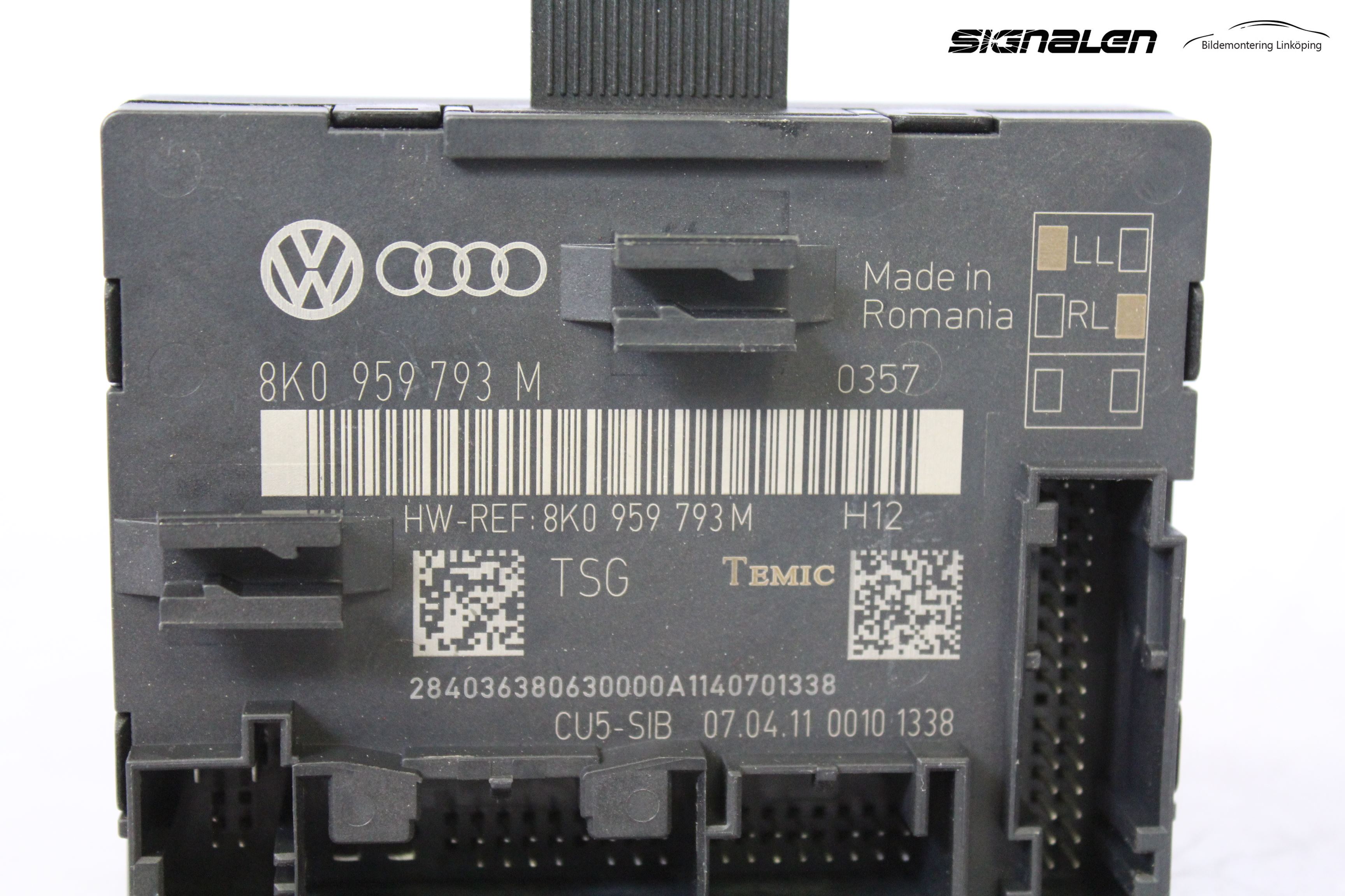 Audi A4/S4 08-11 Styreenhet Dør