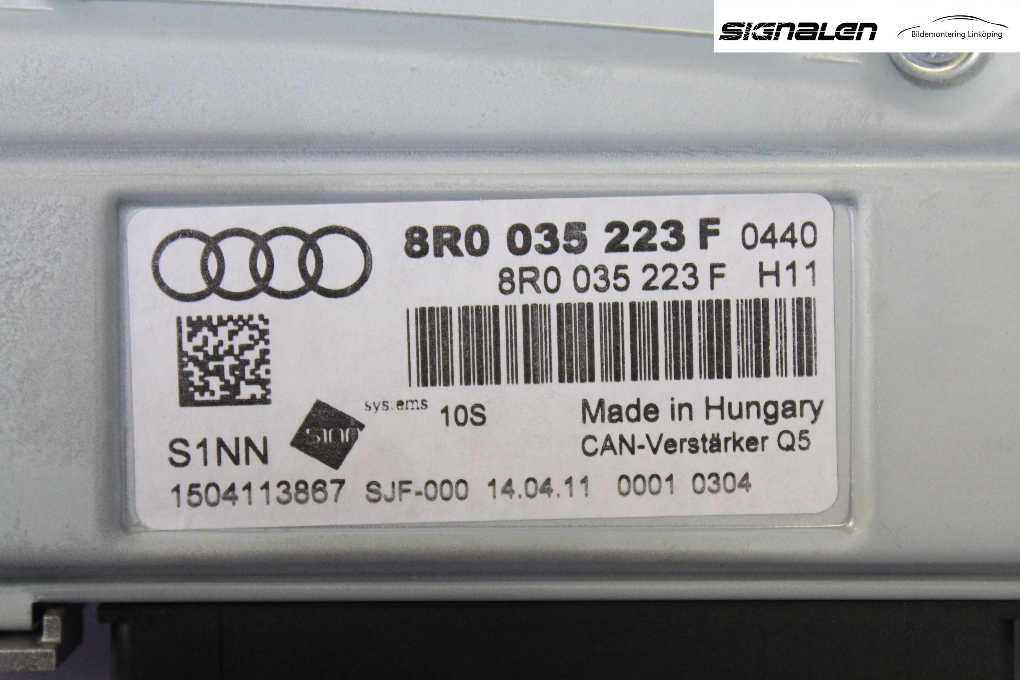 Audi A4/S4 08-11 Stereo Forsterker