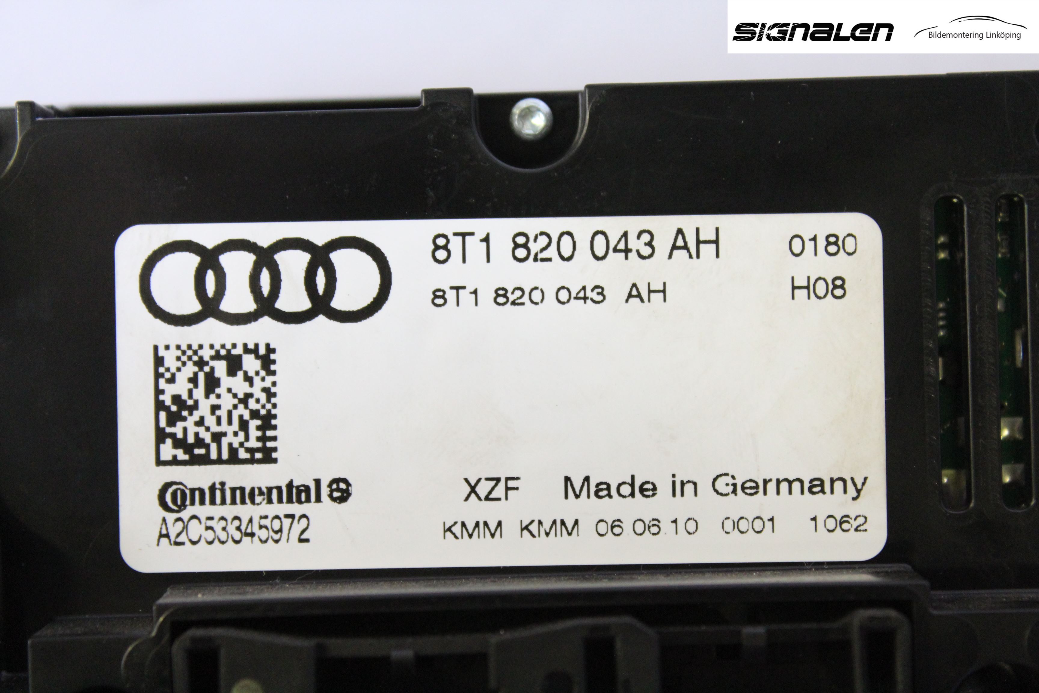 Audi A5 07-16 Varme Ac Betjening-Display