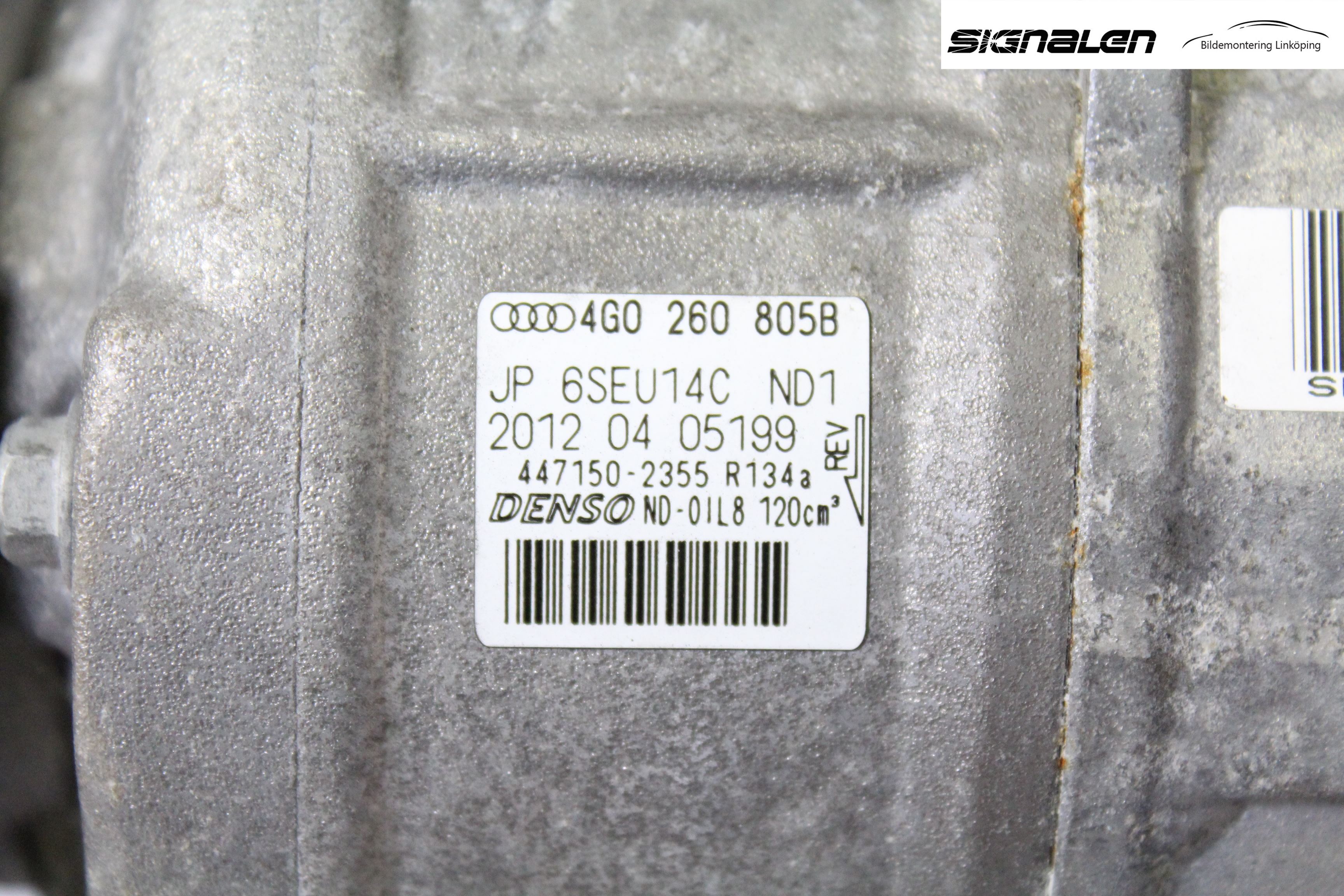 Audi A6/S6 4G 11-18 Varme Ac Kompressor