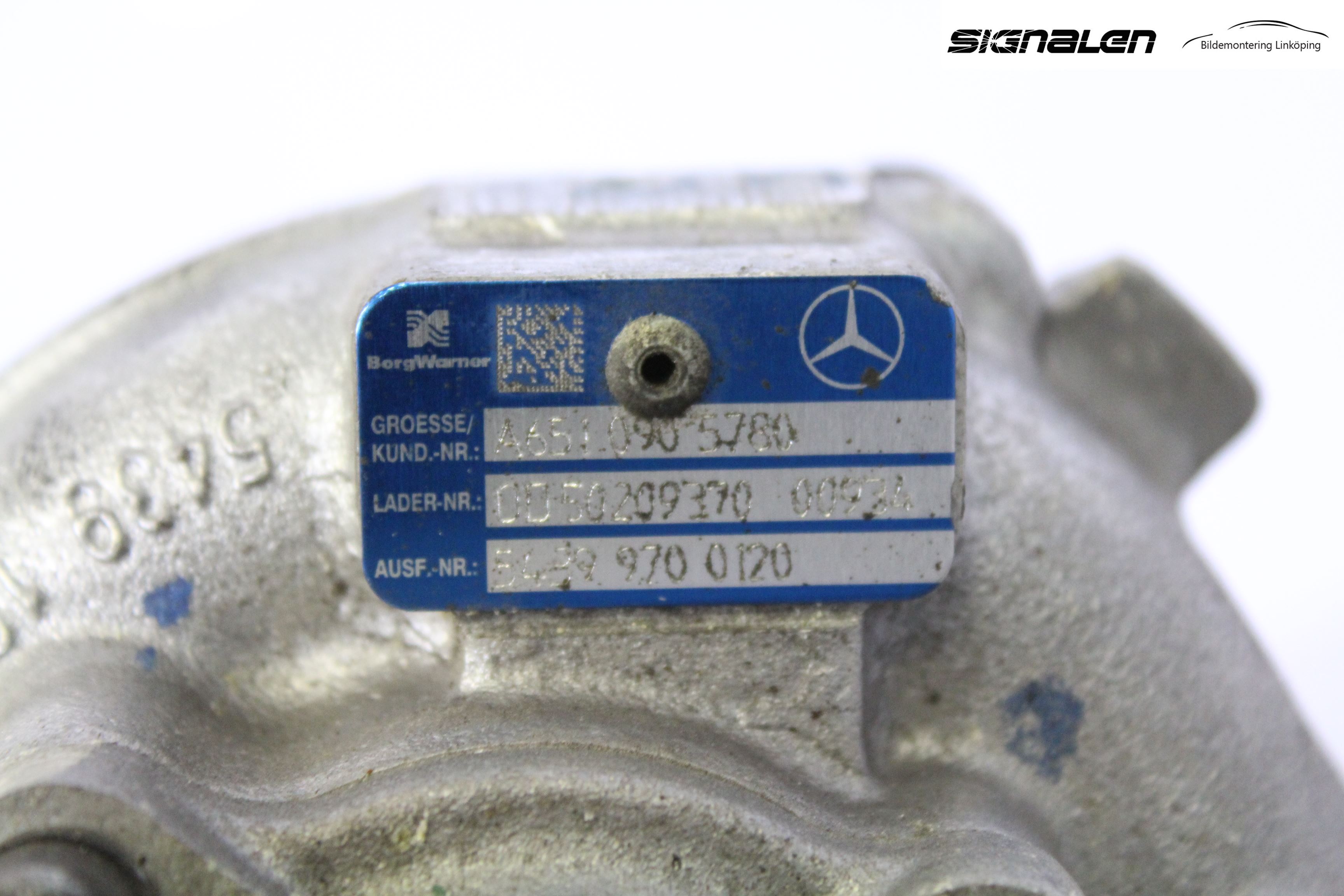Mercedes-Benz MB C-KLASS (W204) 07-15 Turboaggregat
