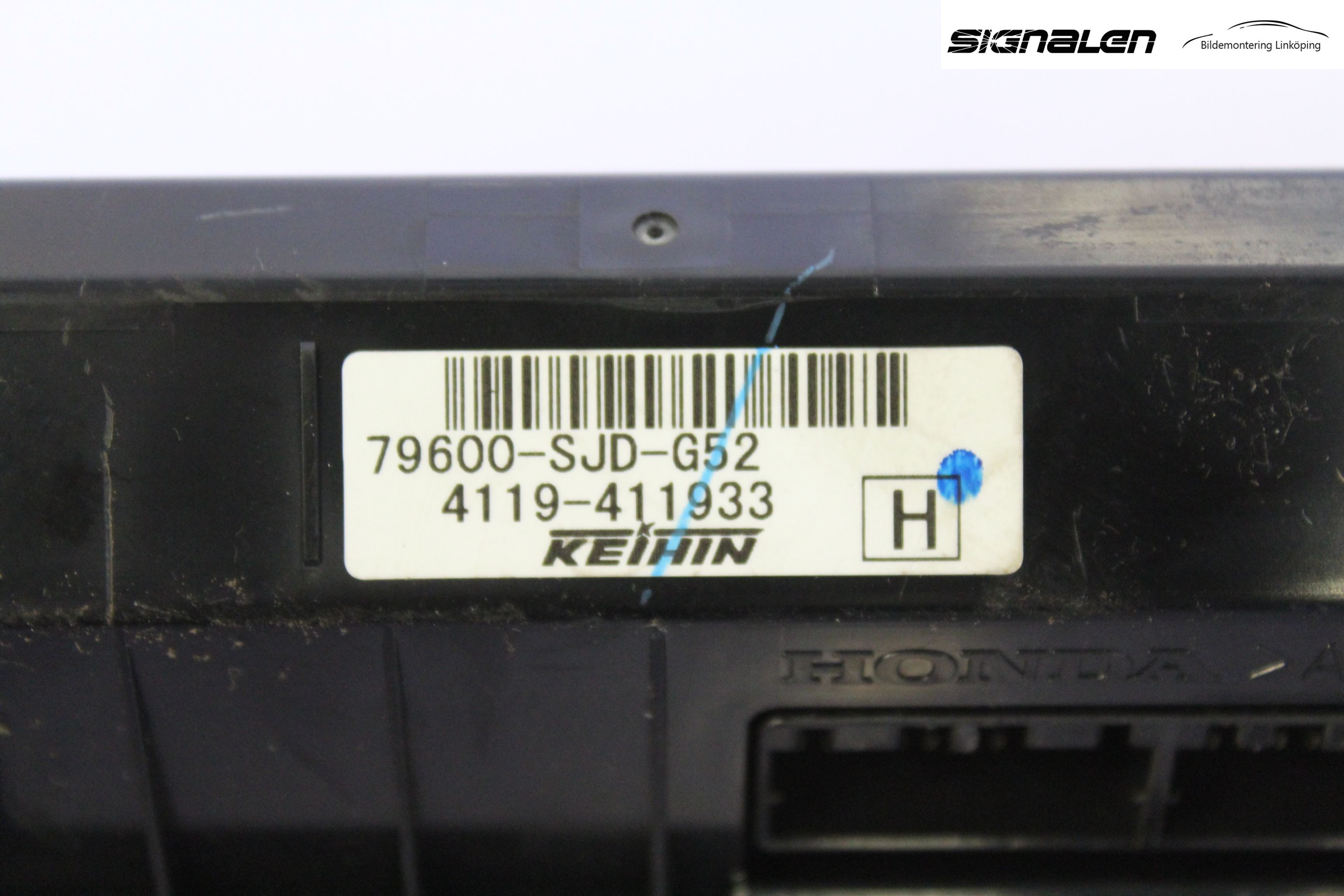 Honda FR-V Varme Ac Betjening-Display