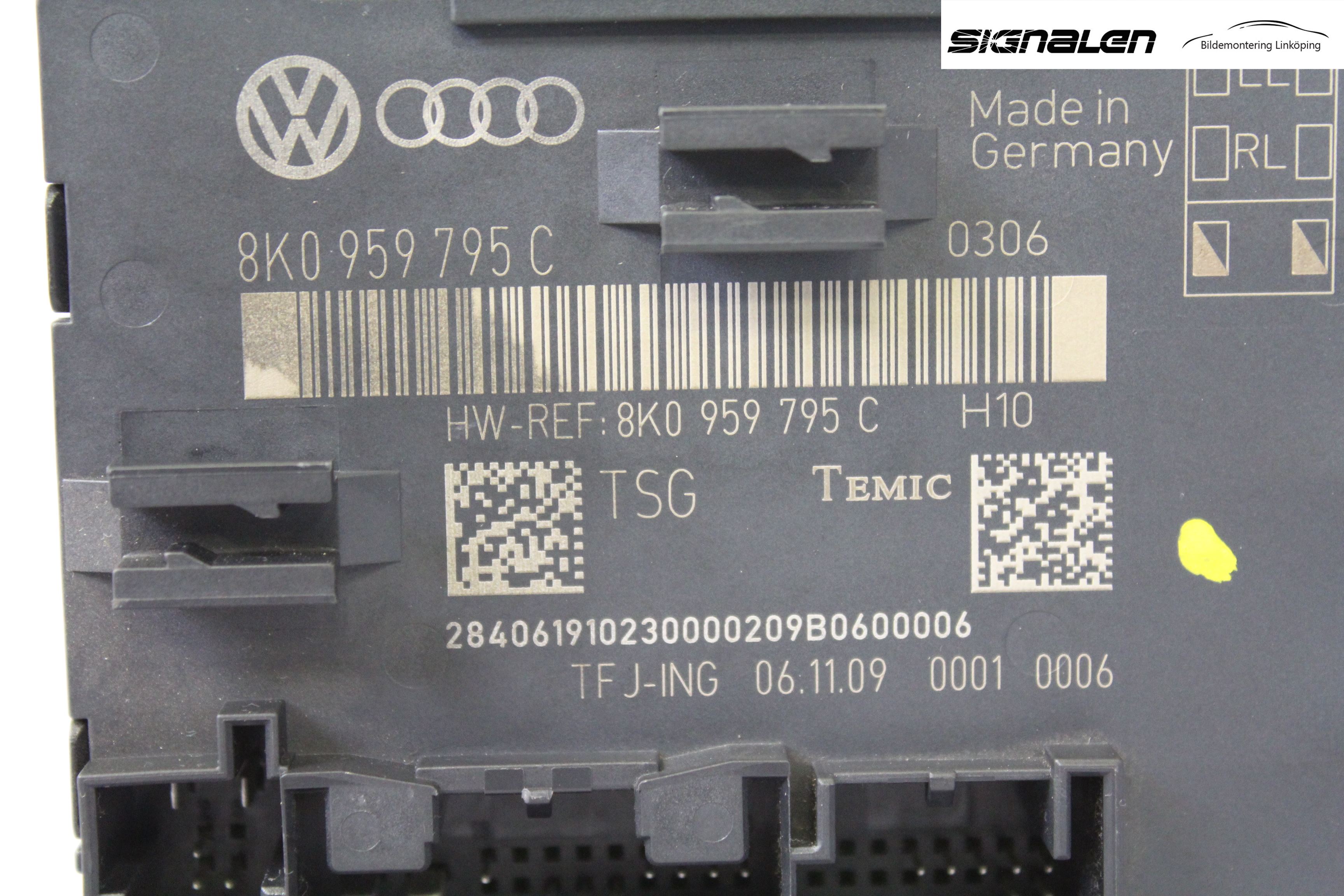 Audi A4/S4 08-11 Styreenhet Dør