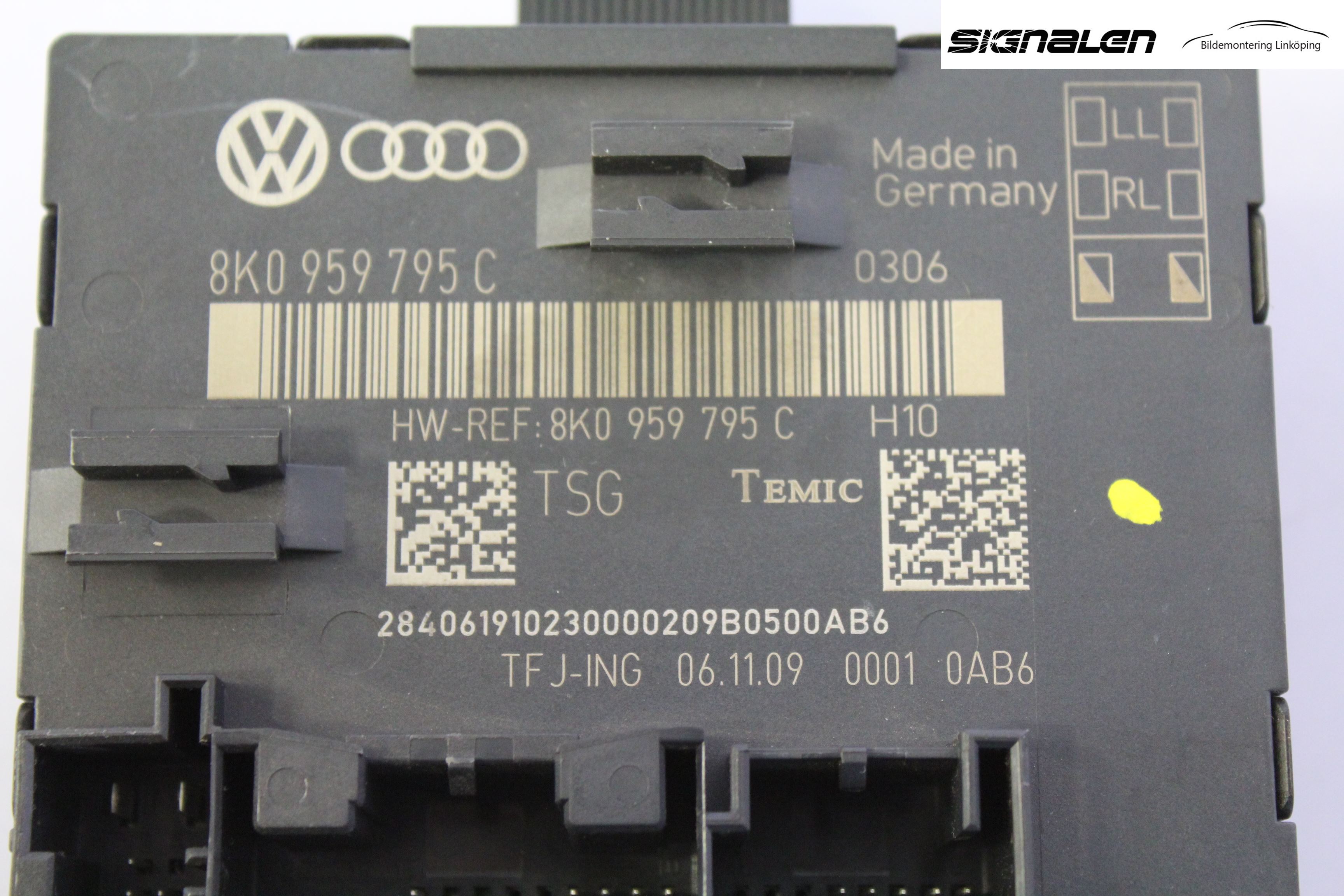 Audi A4/S4 08-11 Styreenhet Dør