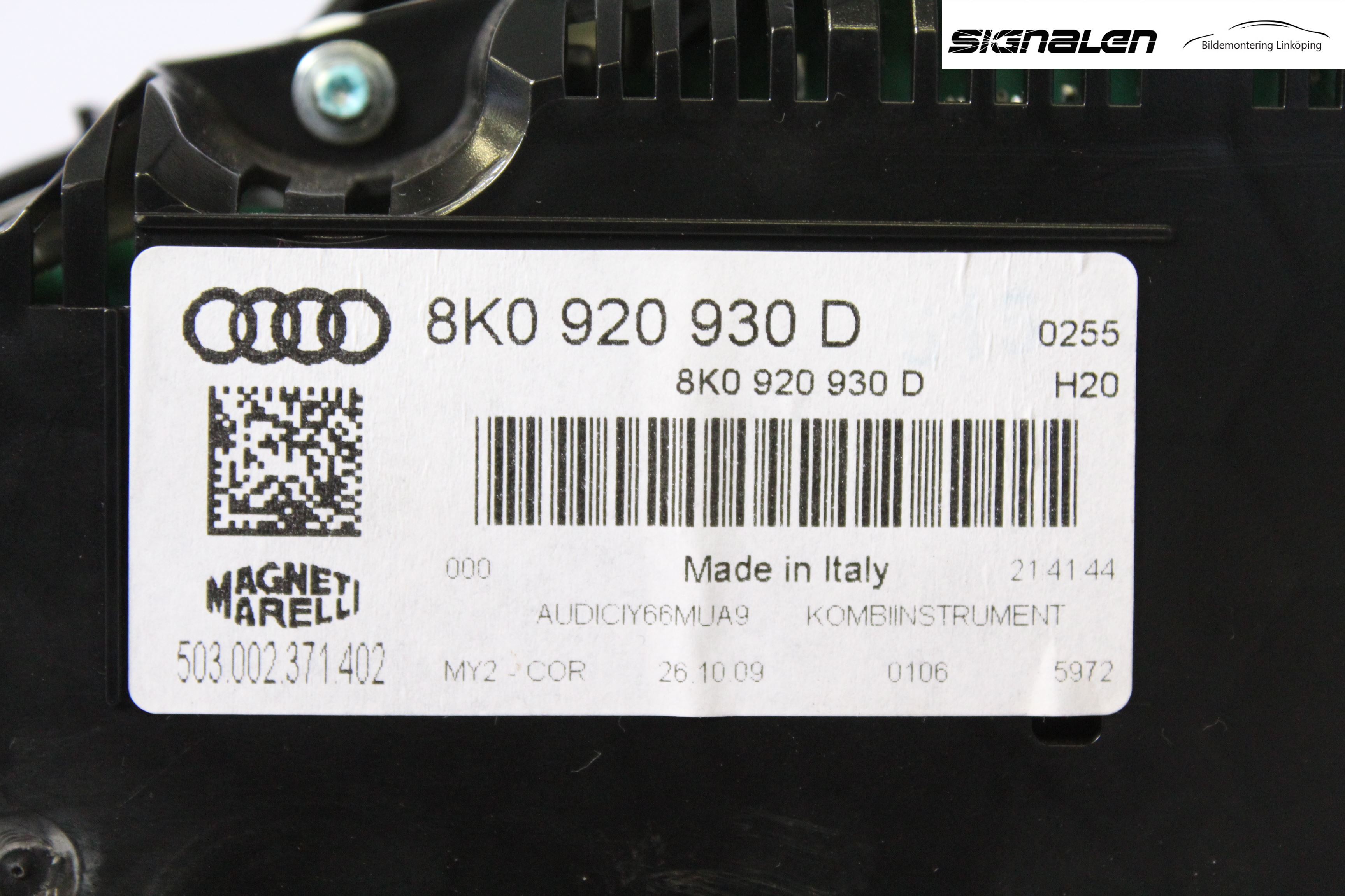 Audi A4/S4 08-11 Instr Kombinert