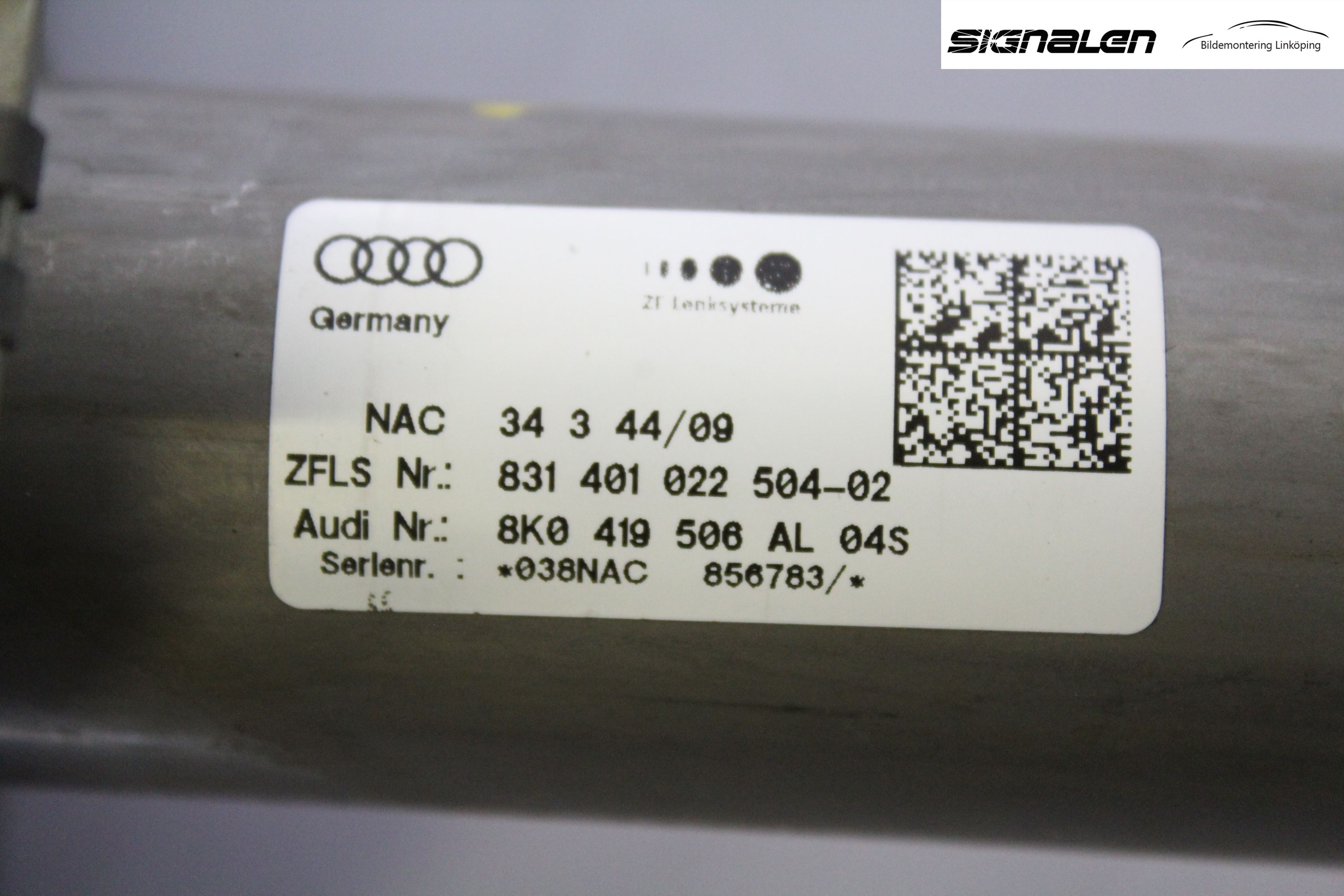 Audi A4/S4 08-11 Rattakselaggregat Justerbart