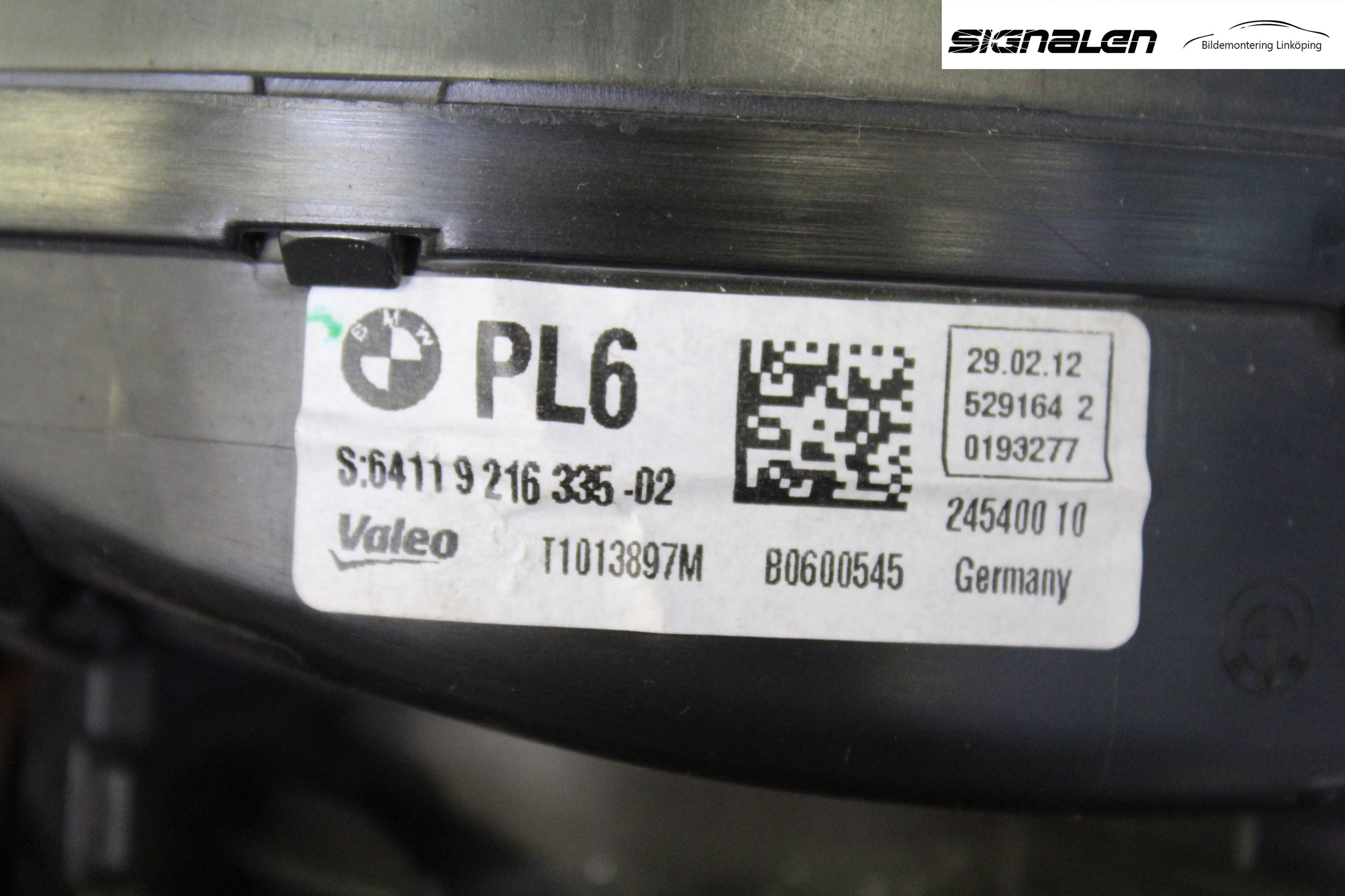 BMW 5 F10/F11/F18 09-17 Varmeapparat Viftemotor