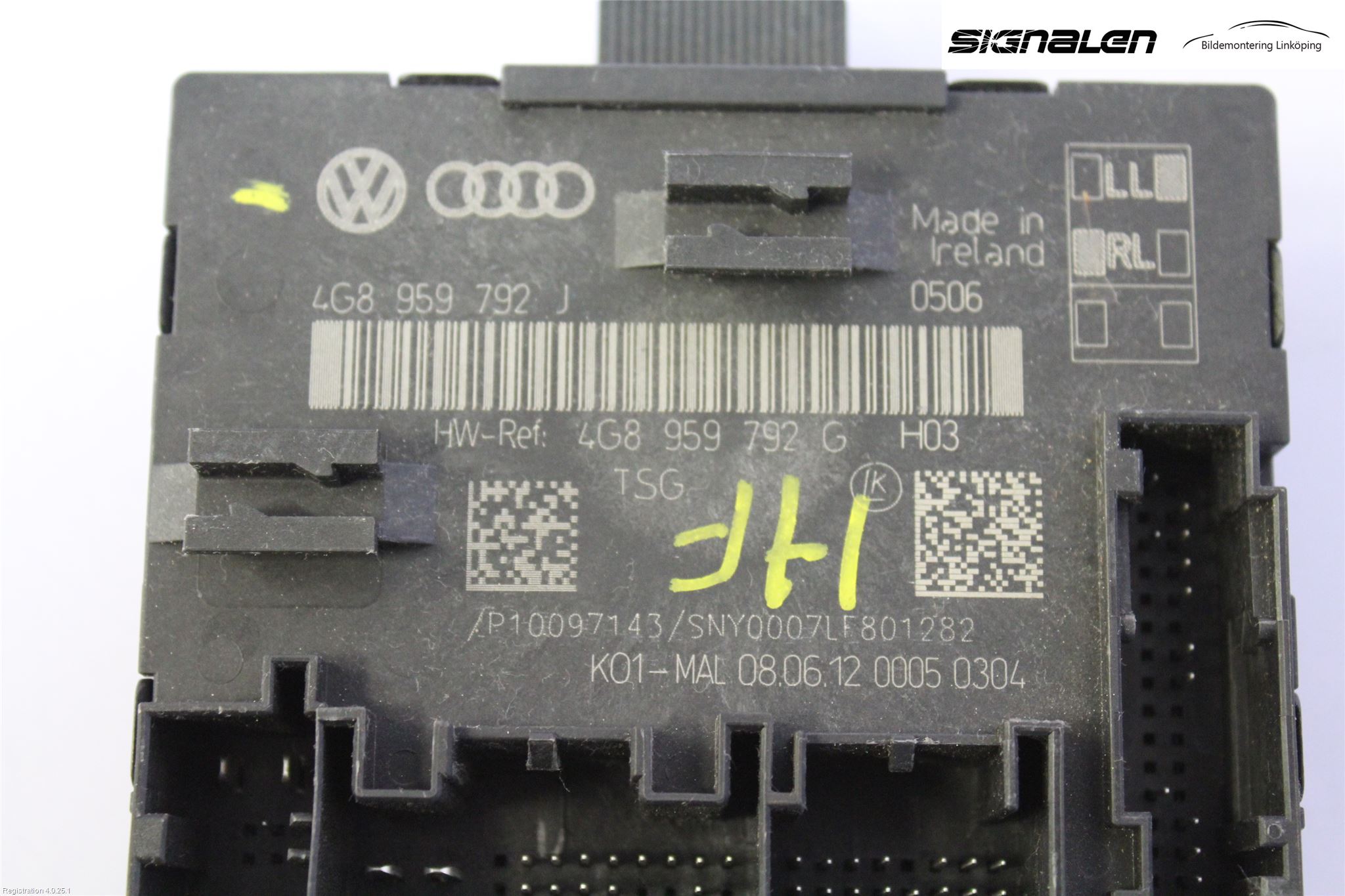 Audi A6/S6 4G 11-18 Styreenhet Dør