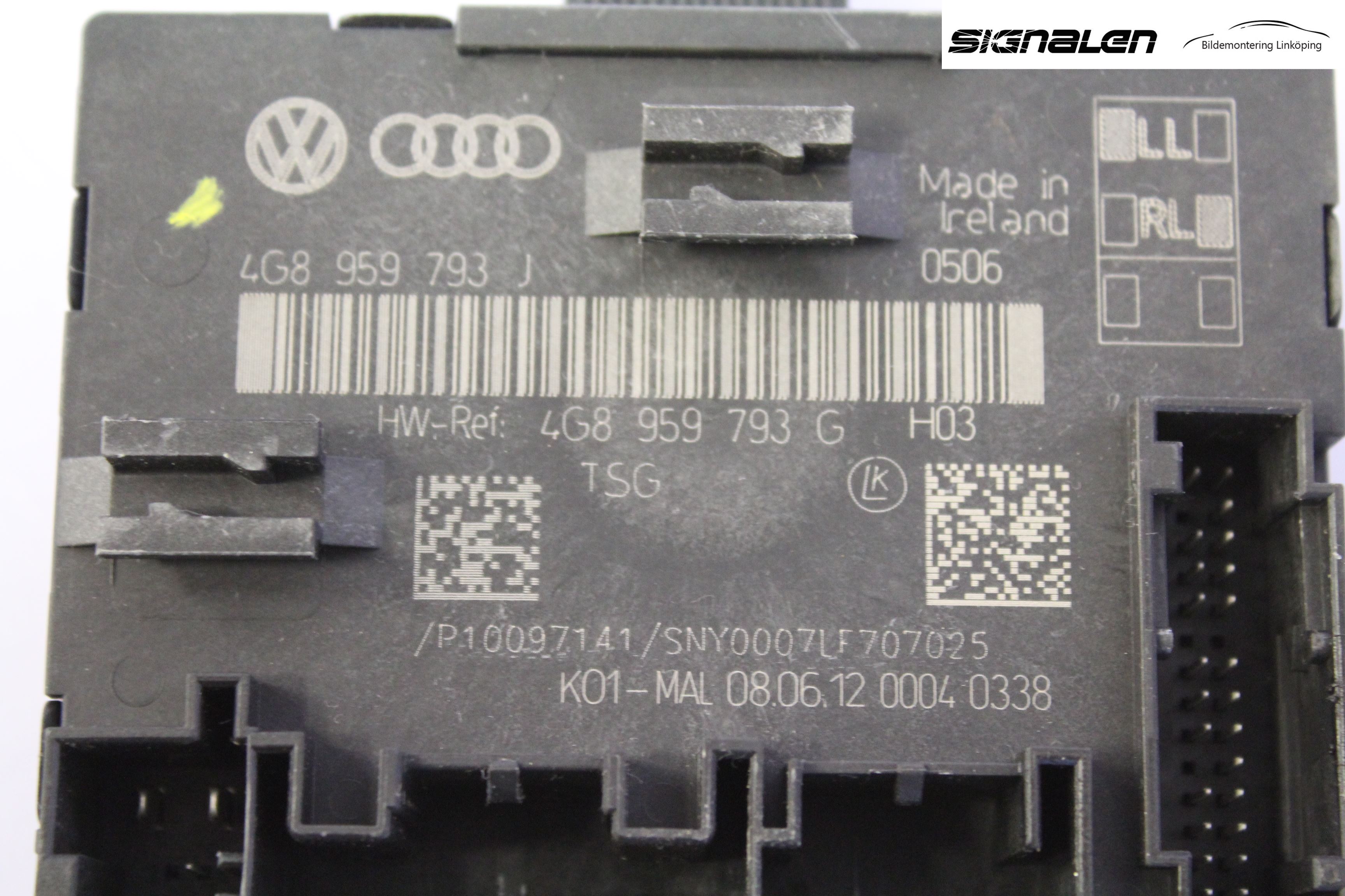 Audi A6/S6 4G 11-18 Styreenhet Dør