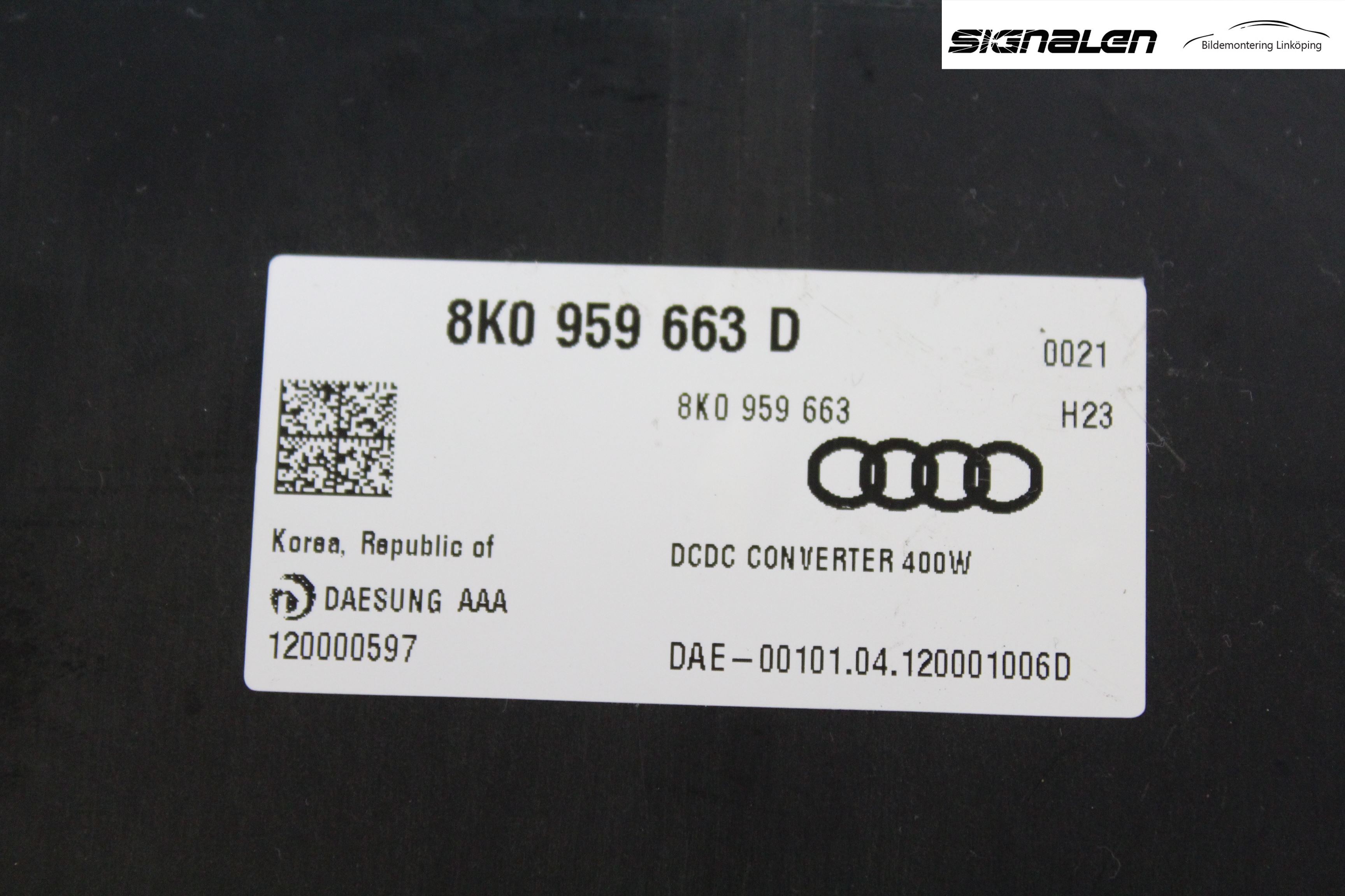 Audi A6/S6 4G 11-18 Styreenhet Øvrig