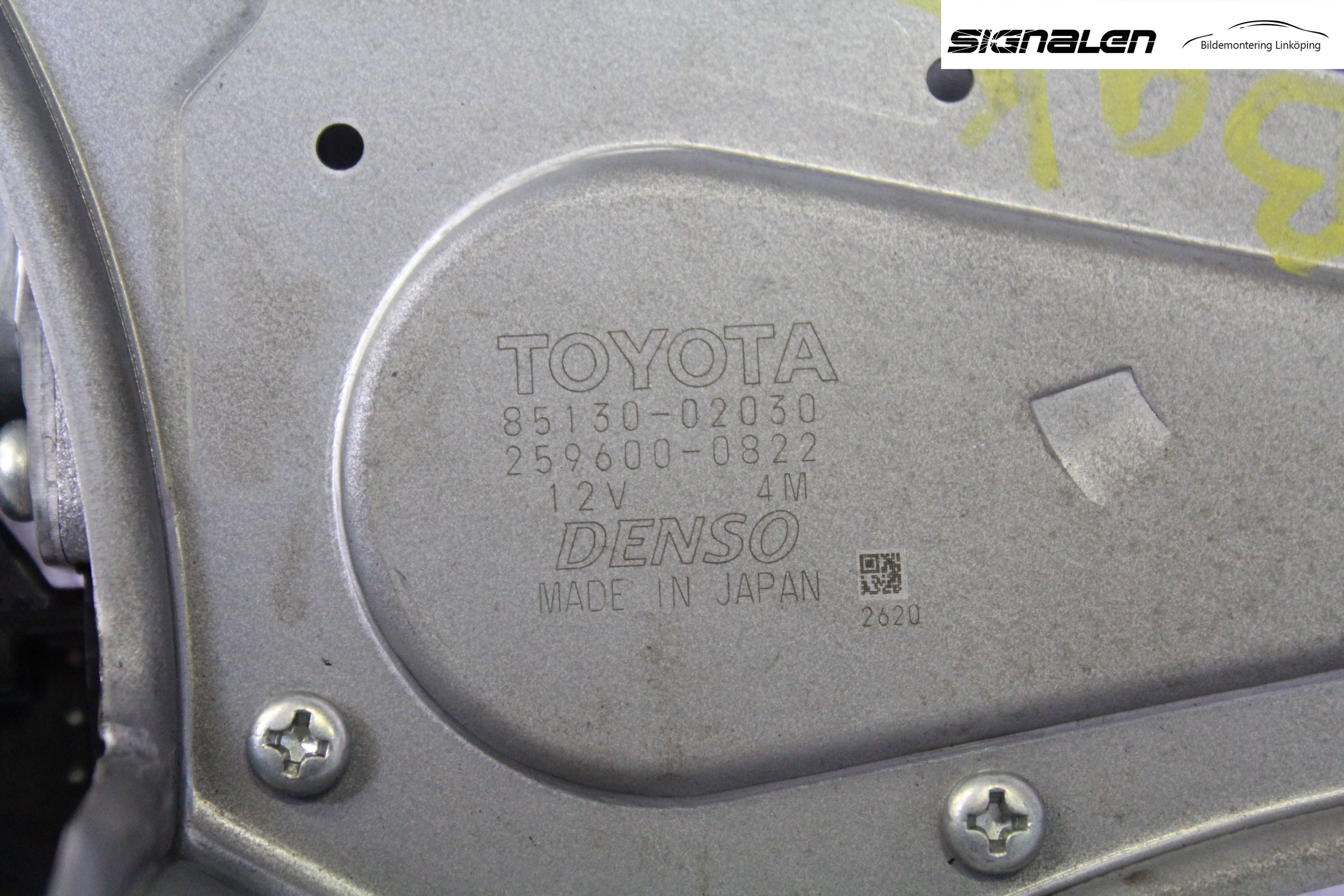 Toyota AURIS 10-12 Viskermotor Bakluke