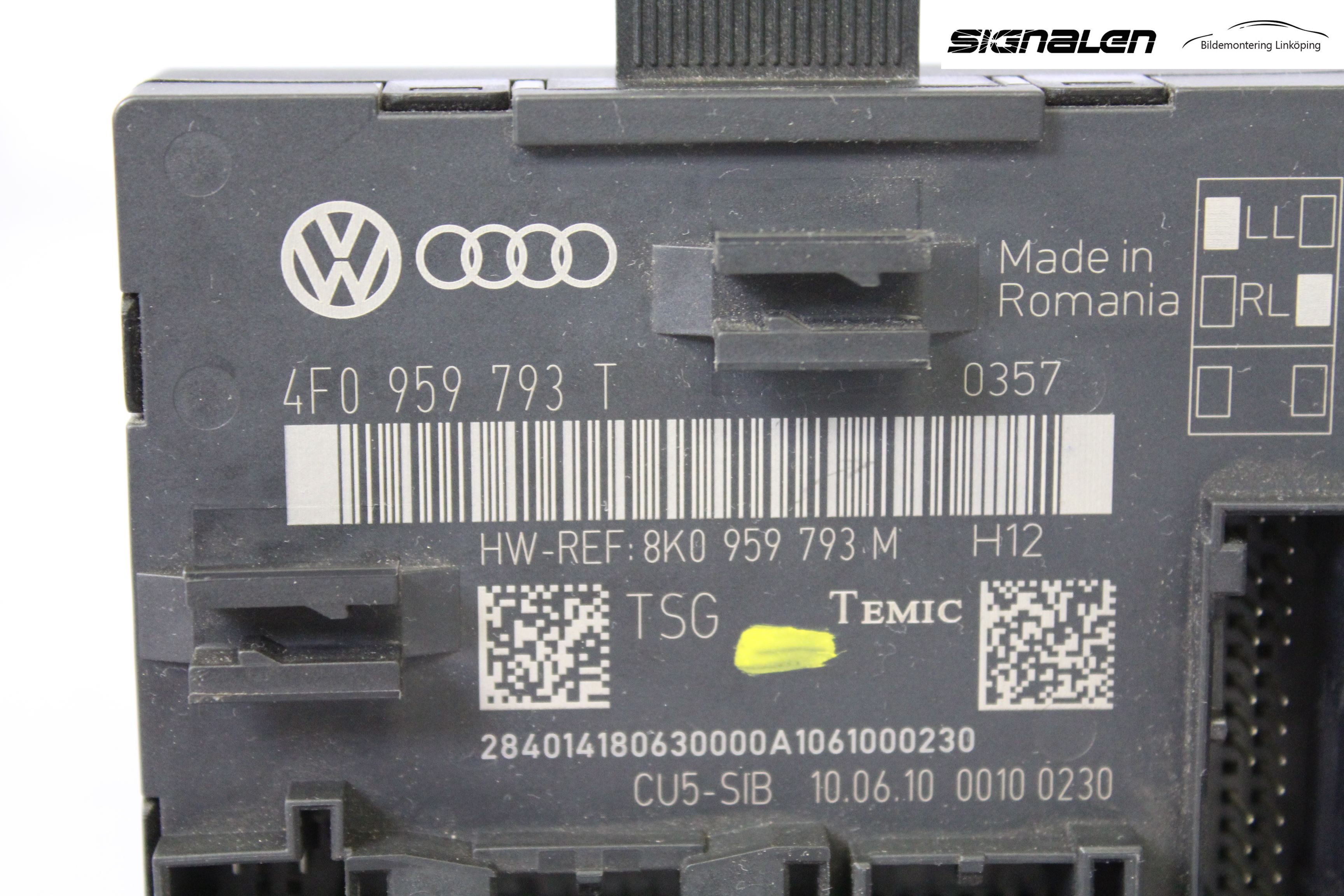 Audi A6/S6     05-11 Styreenhet Dør
