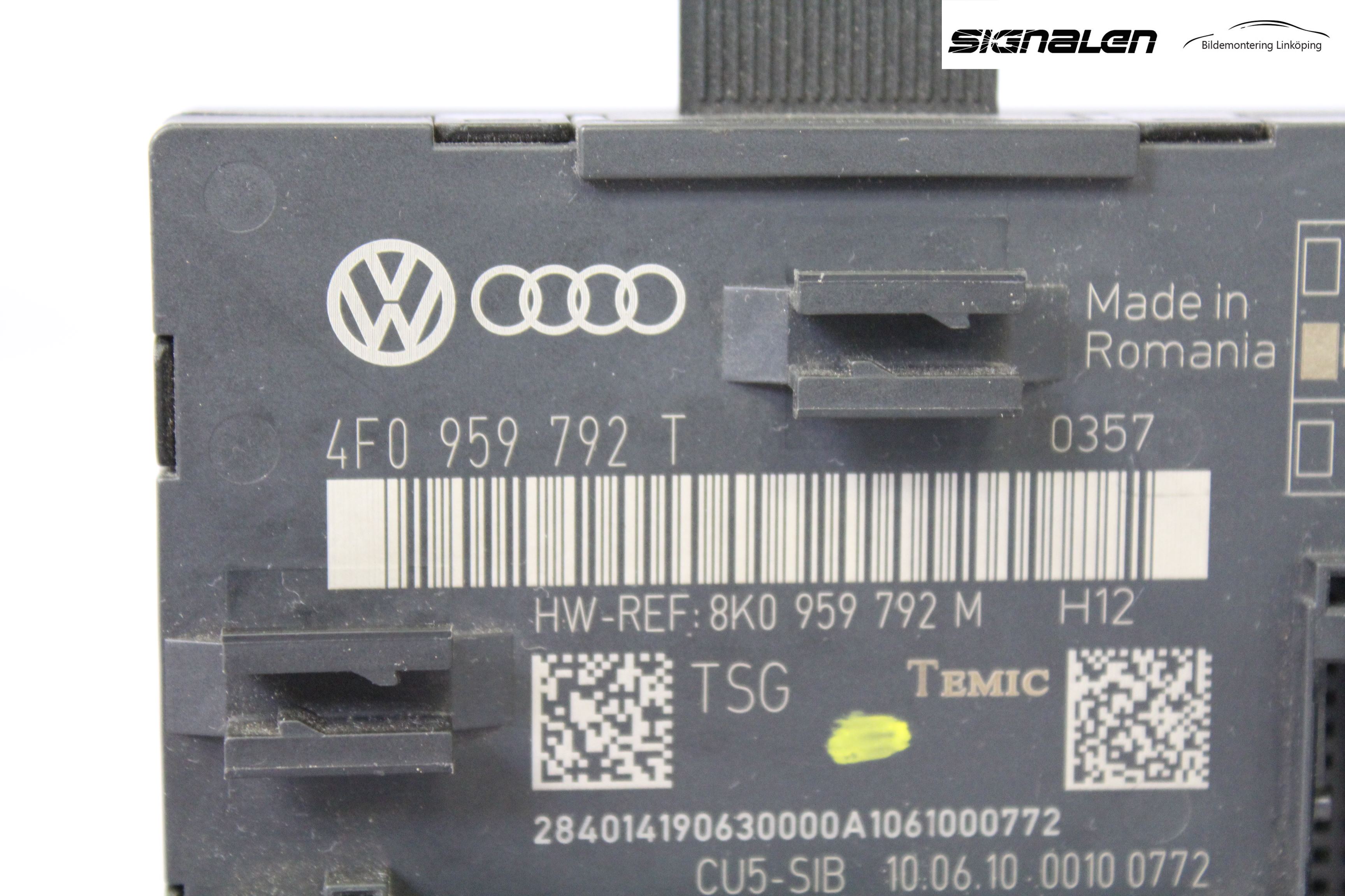 Audi A6/S6     05-11 Styreenhet Dør